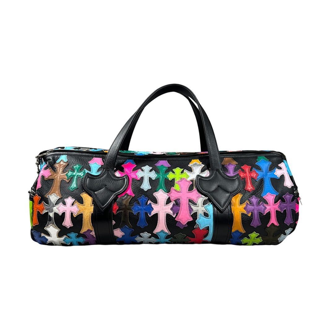 Multi Color Cross Patch Duffle Bag Large (S)