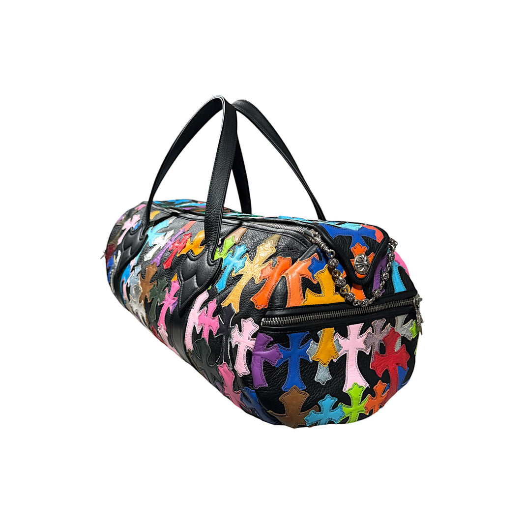 Chrome Hearts Multicolor Cross Patch Duffle Bag Large Archival