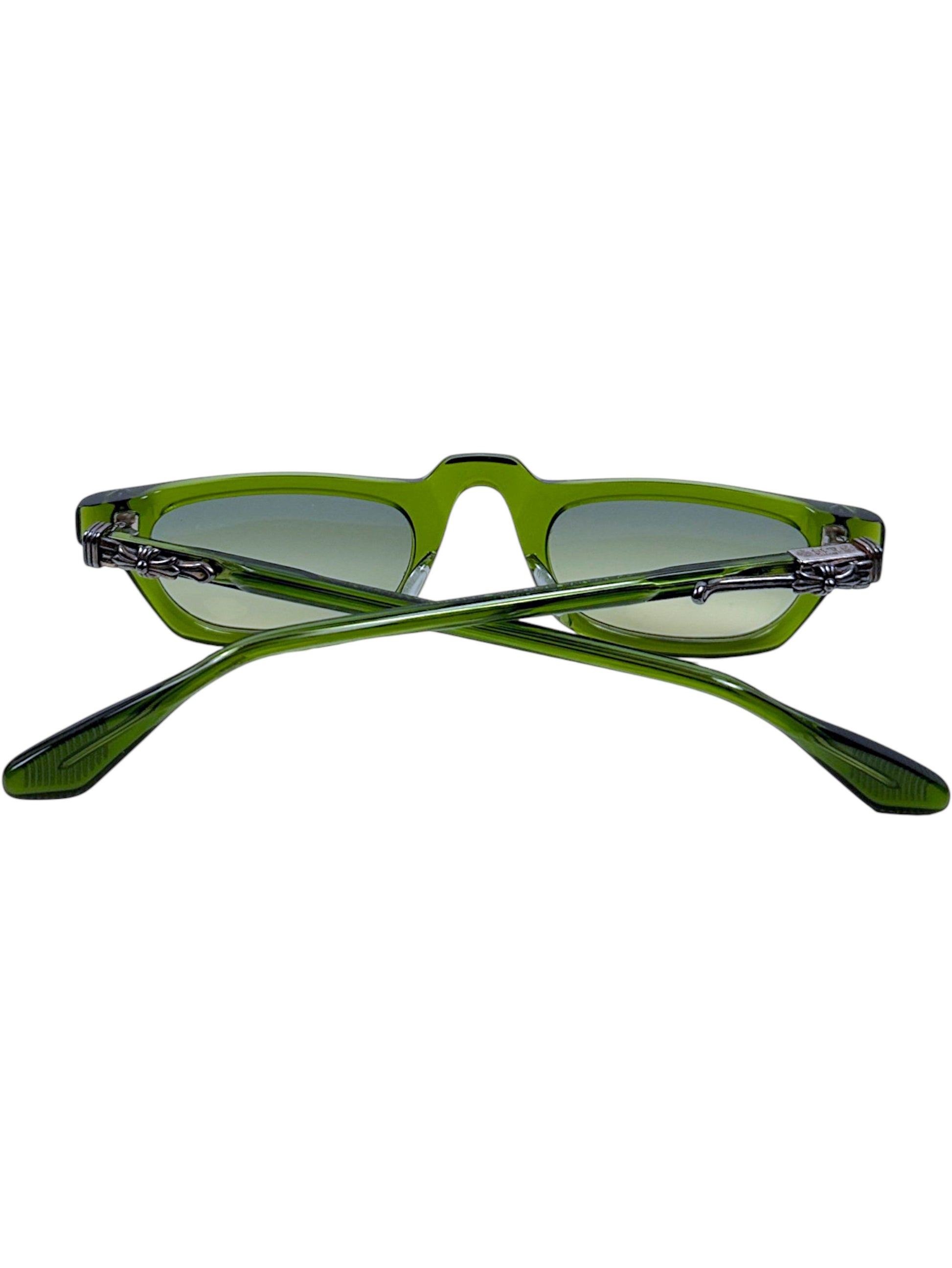 Cross Star Screw Temple Chrome Hearts Green ED-U-CUNTATION Sunglasses