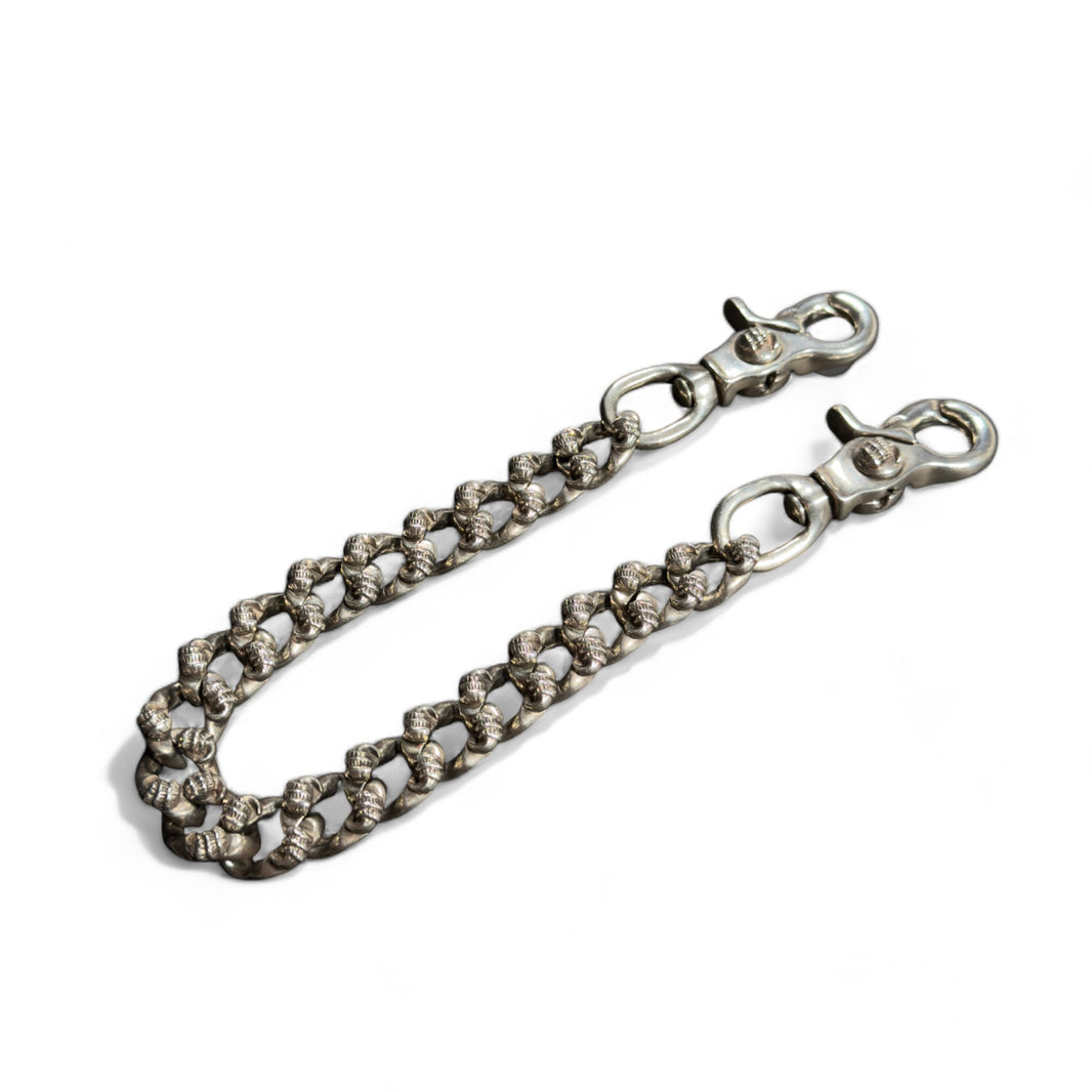 Chrome Hearts Fancy Talon Crow Claw Reversible Cuban Wallet Chain Archival
