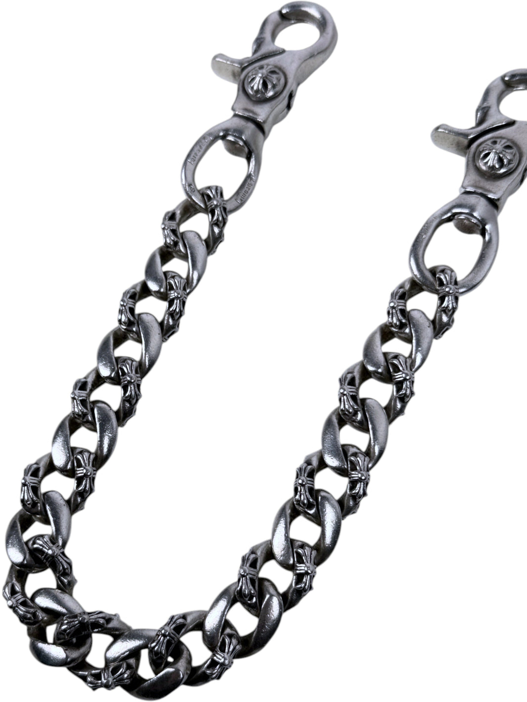 Double Lobster Clasp Chrome Hearts Cross Ball Wallet Chain