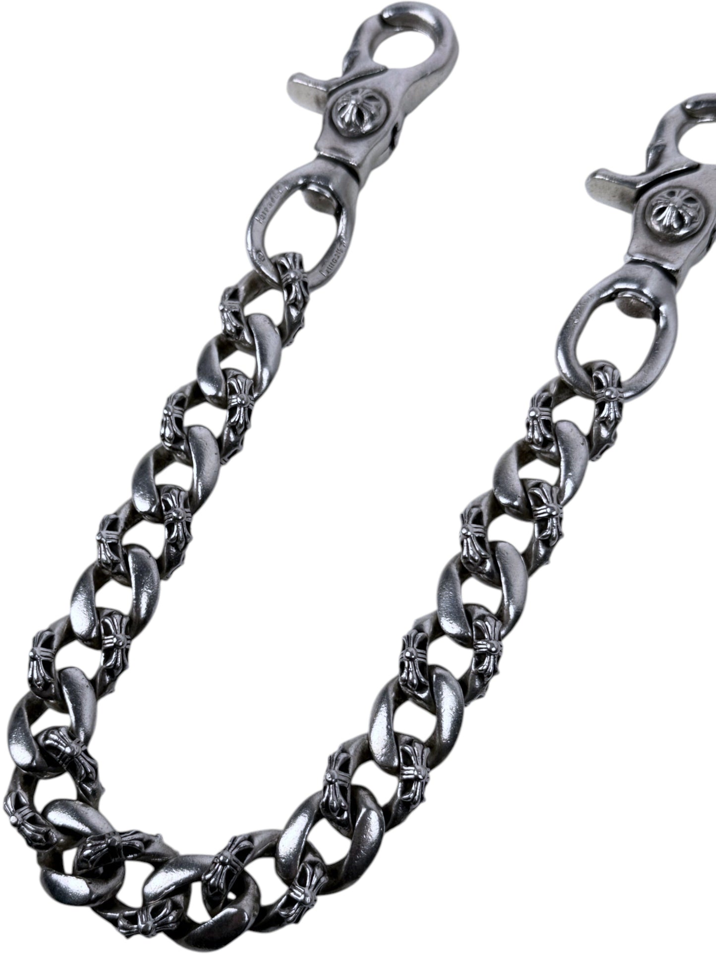 Double Lobster Clasp Chrome Hearts Cross Ball Wallet Chain
