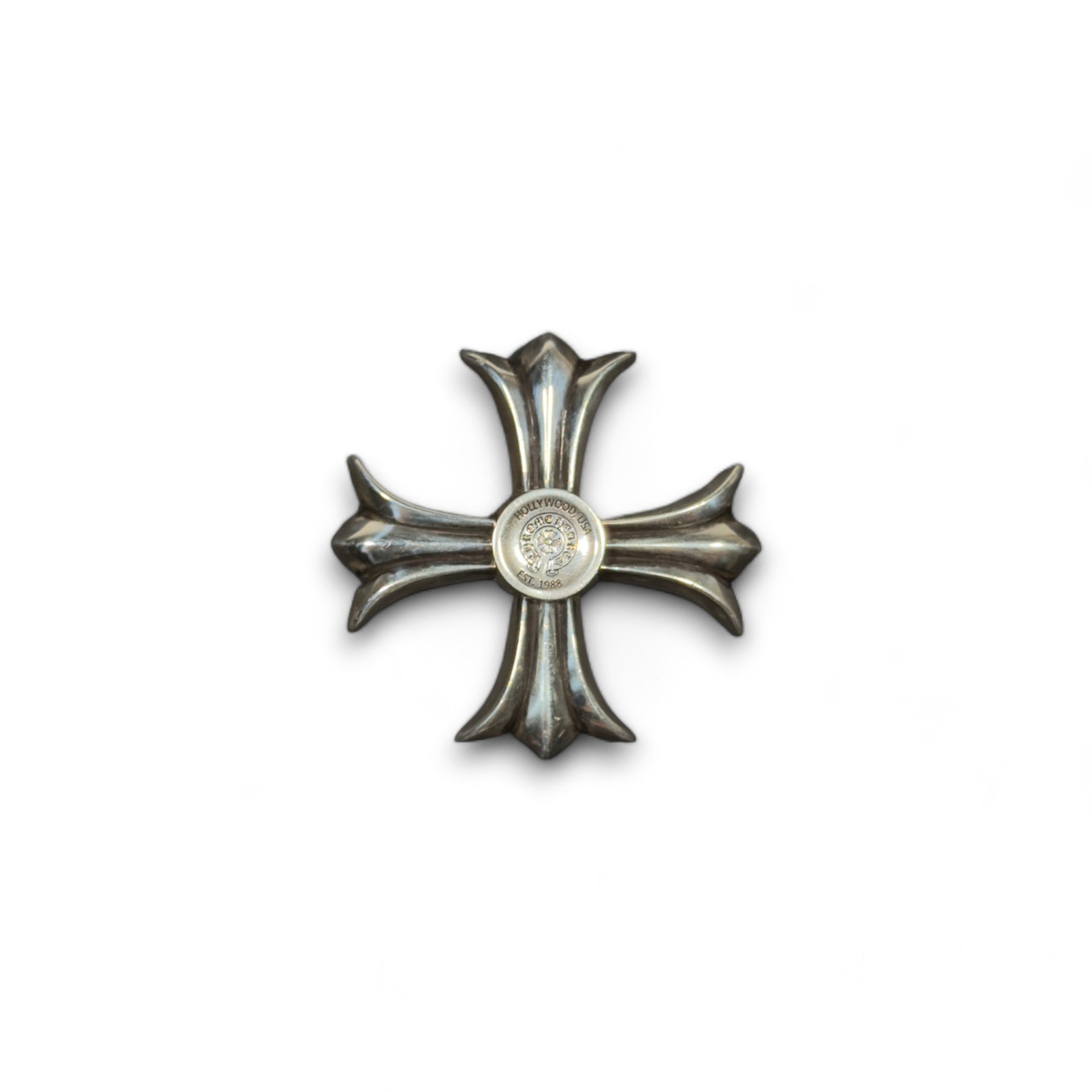 Chrome Hearts CH Plus Fidget Spinner Sterling Silver Hardware