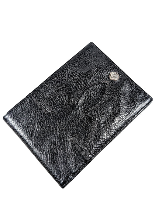 Chrome Hearts Fleur Knee Bifold Snap Wallet Authentic Wallets