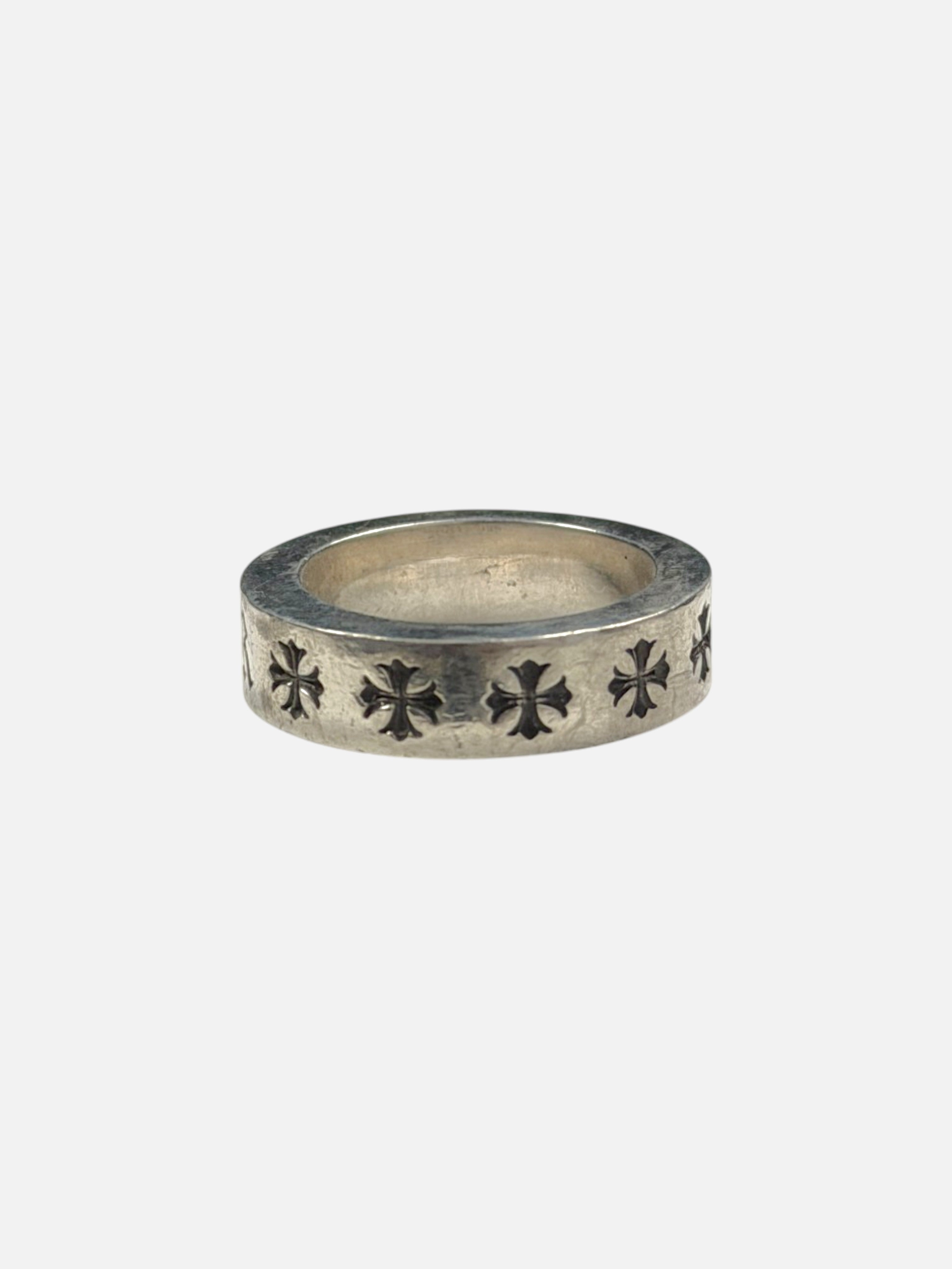 Stacking Ring Chrome Hearts CH Forever Script .925 Silver