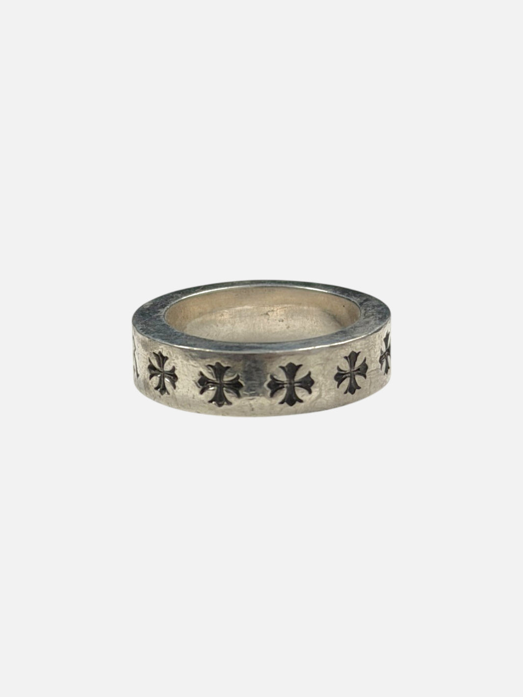 Stacking Ring Chrome Hearts CH Forever Script .925 Silver