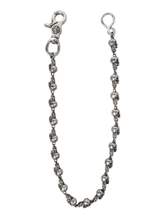 Chrome Hearts Foti Delphino Mini Skull Wallet Chain Authentic Wallet Chains