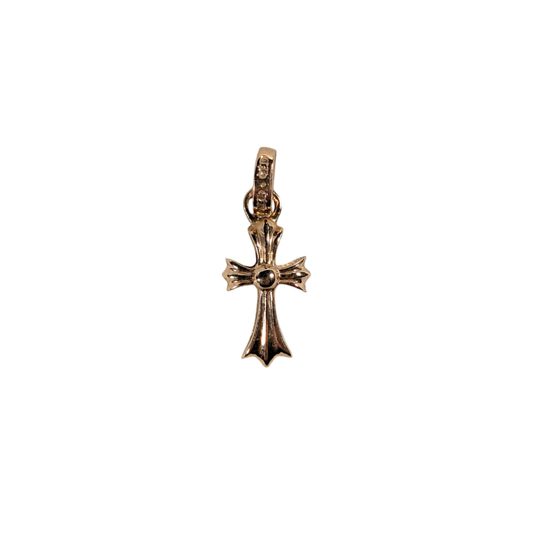 Chrome Hearts Blue Sapphire 22k Gold Baby Fat Pendant Archival