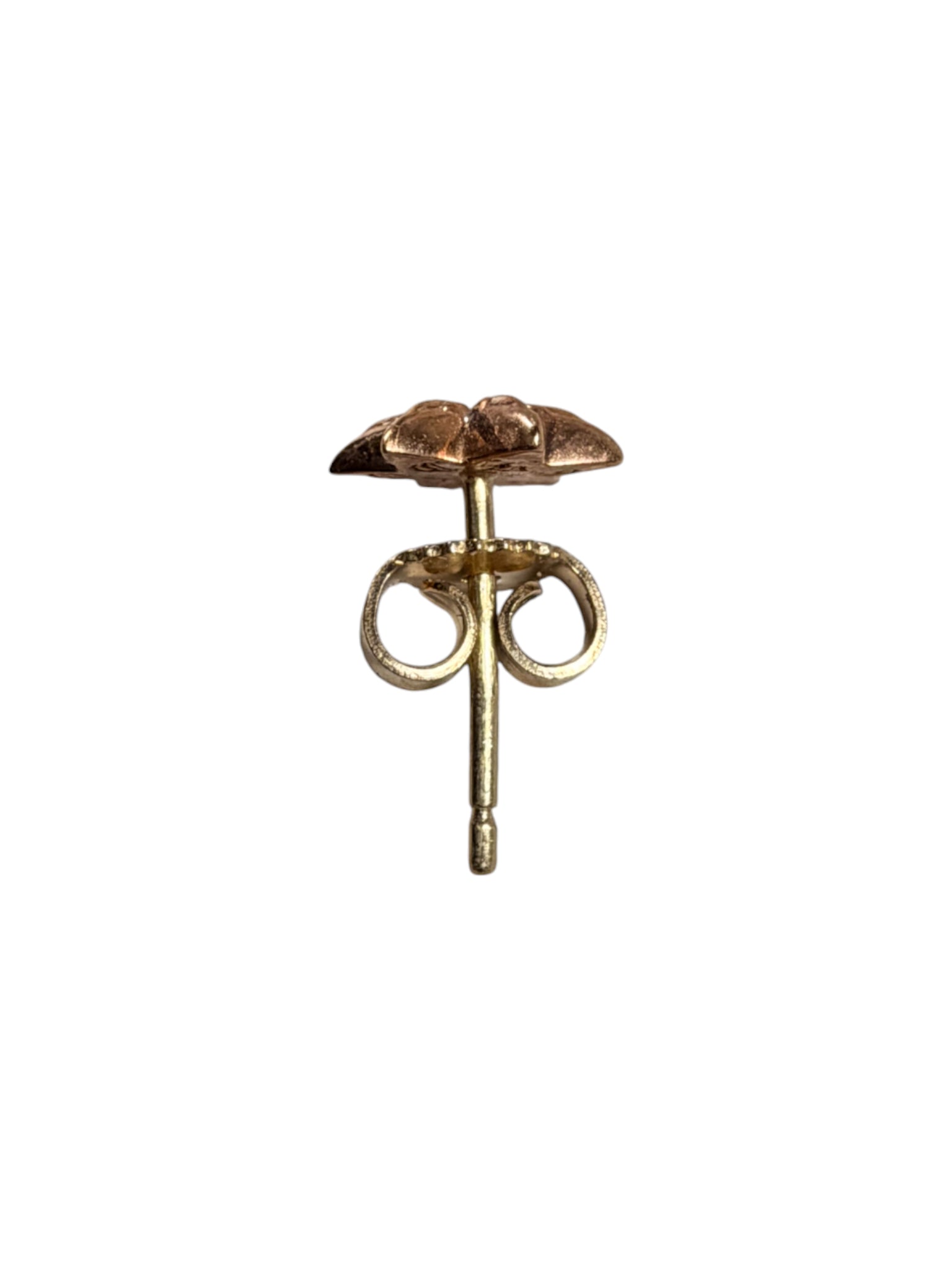 Chrome Hearts 22k Gold Star Diamond Earrings Luxury Streetwear