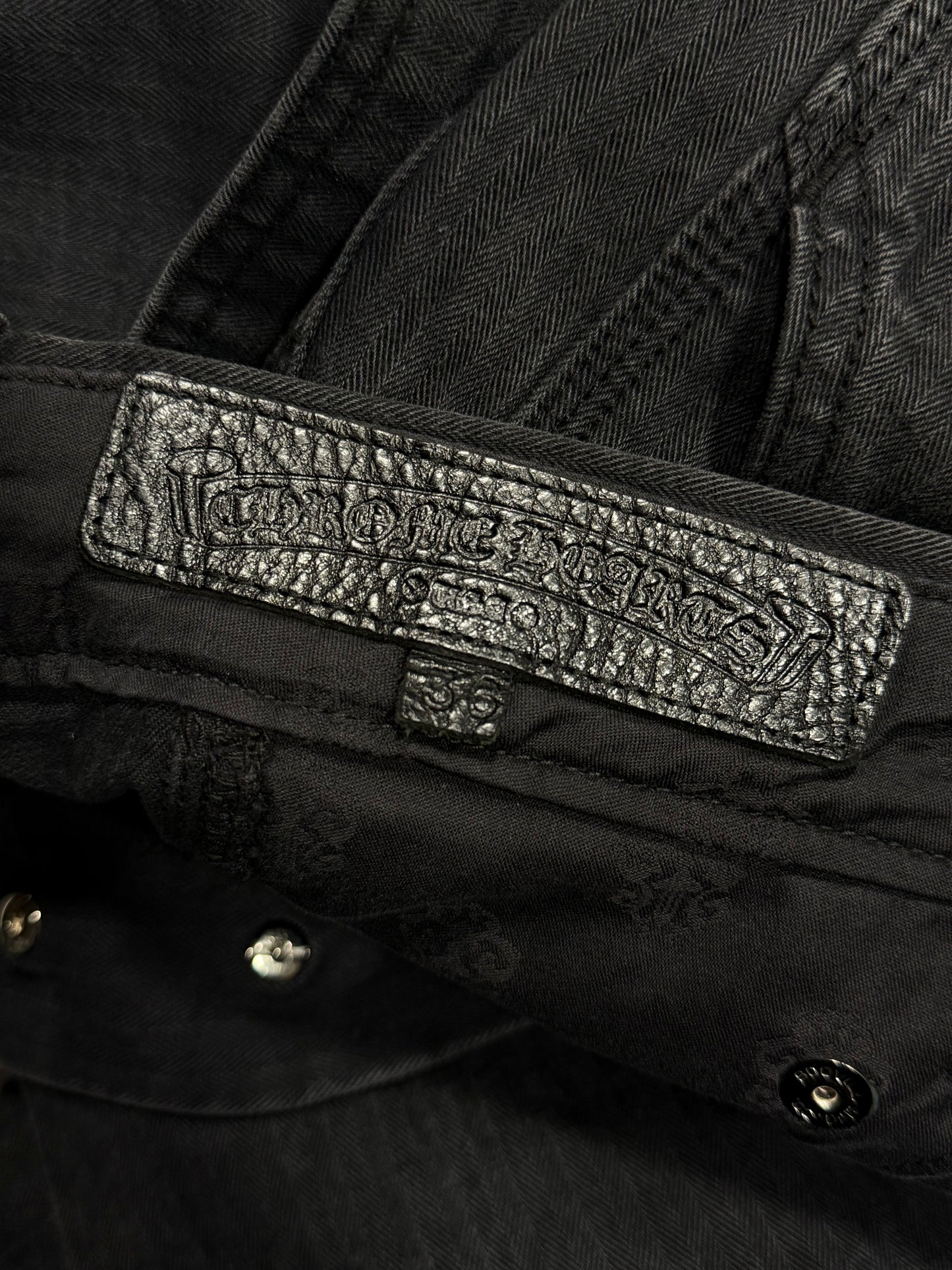 Herringbone Carpenter Pants Grey