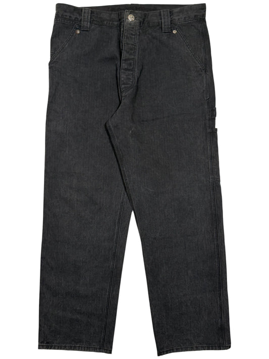 Chrome Hearts Carpenter Pants Herringbone Cotton Grey