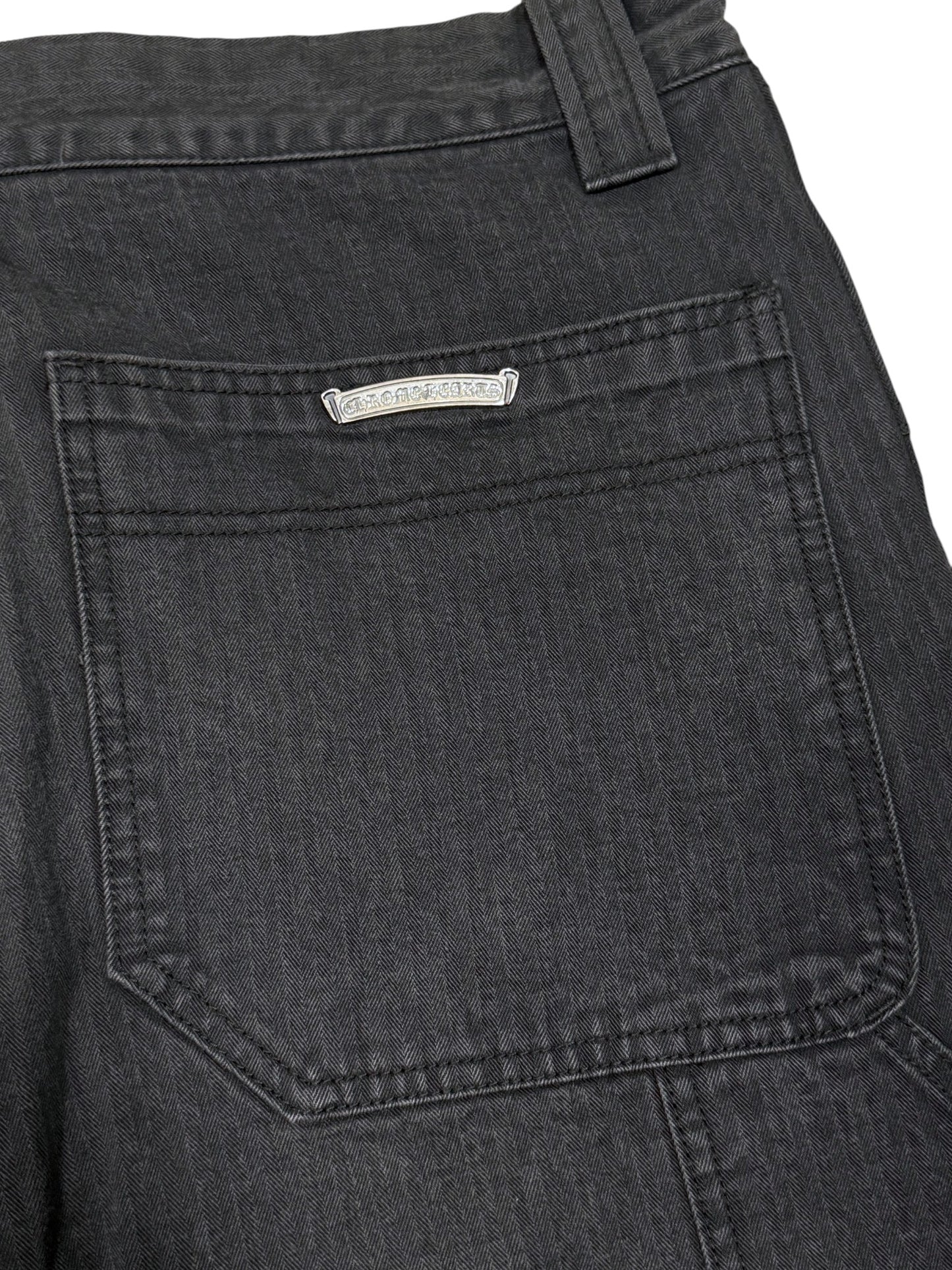 Herringbone Carpenter Pants Grey