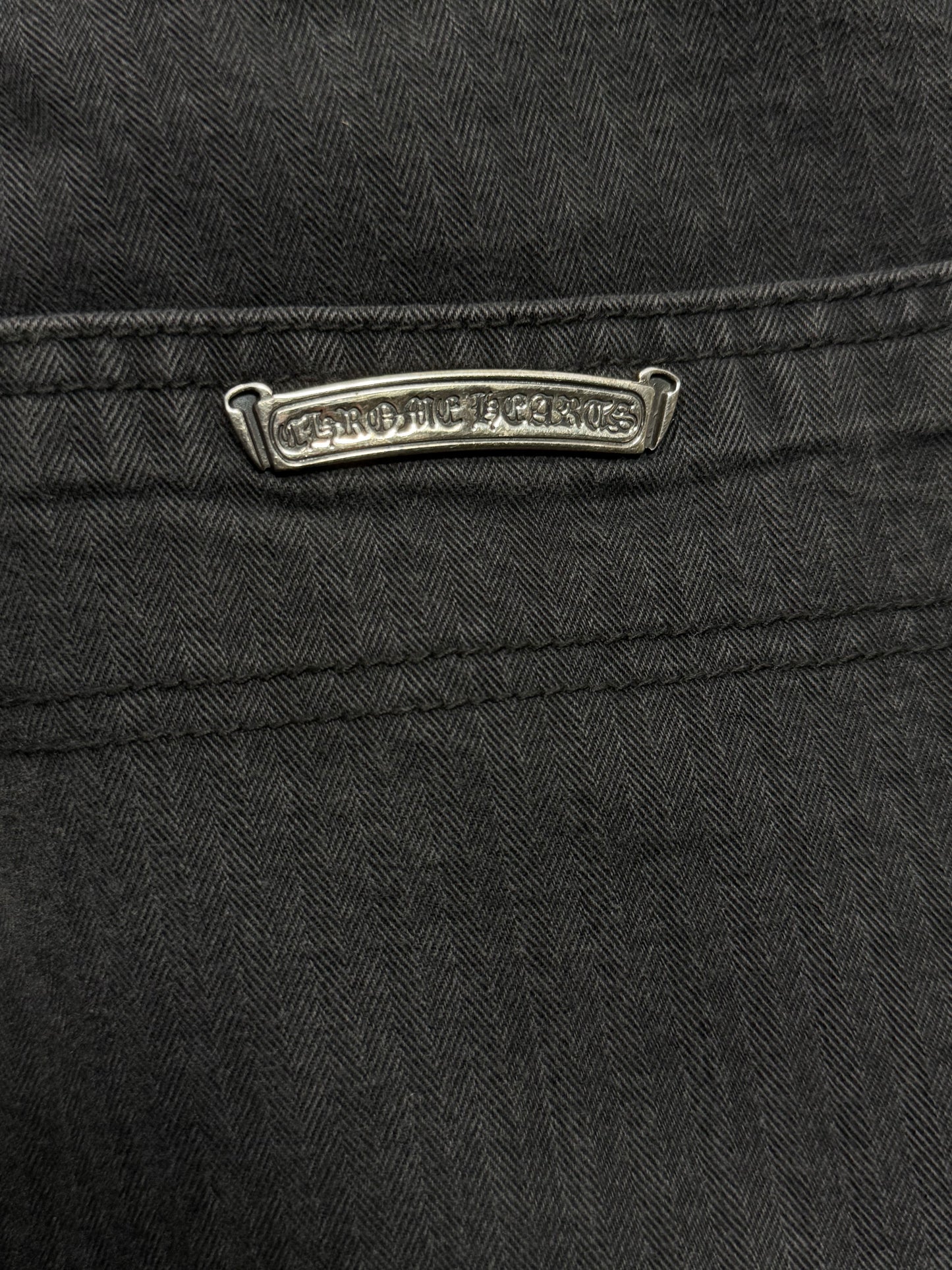 Herringbone Carpenter Pants Grey