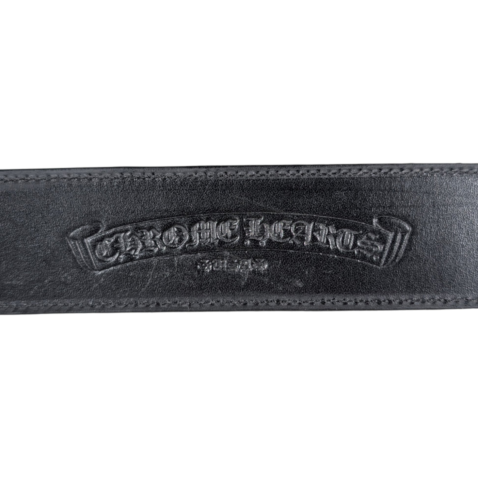 chrome hearts cheetah belt