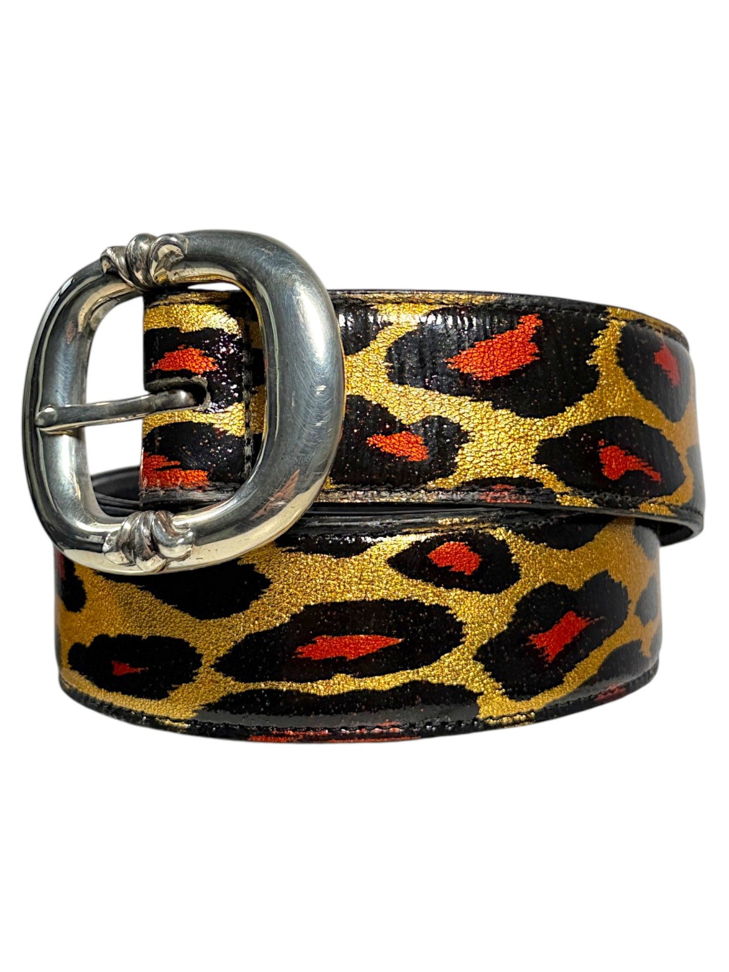 Sterling Silver Gunslinger Buckle Belt Chrome Hearts .925