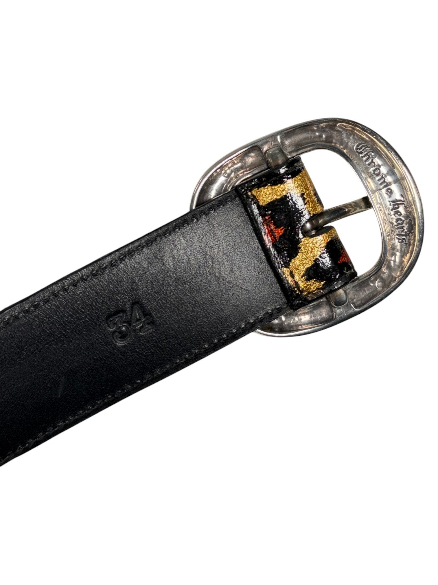 Patent Leather Gunslinger Belt Size 34 Chrome Hearts