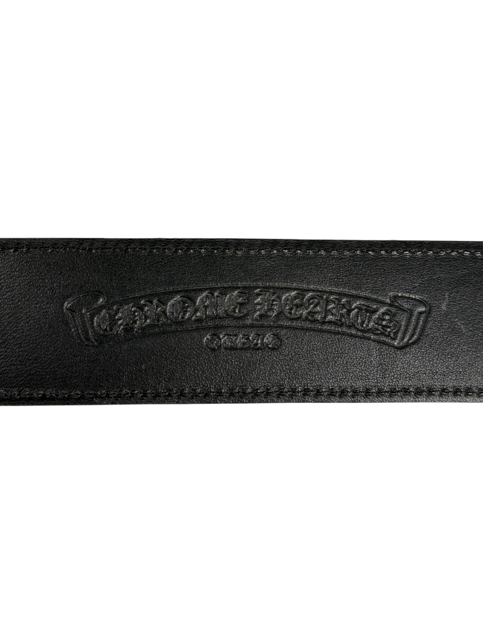 Silver Hardware Leopard Print Belt Chrome Hearts Patent Leather