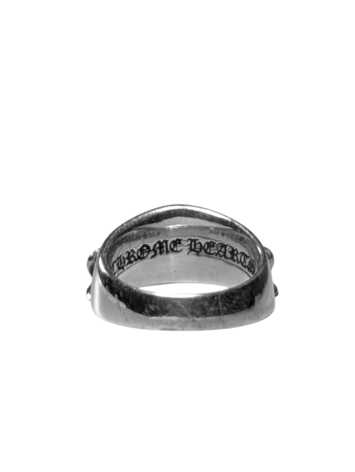 Chrome Hearts Silver Half Keeper Ring Verified YP Collective