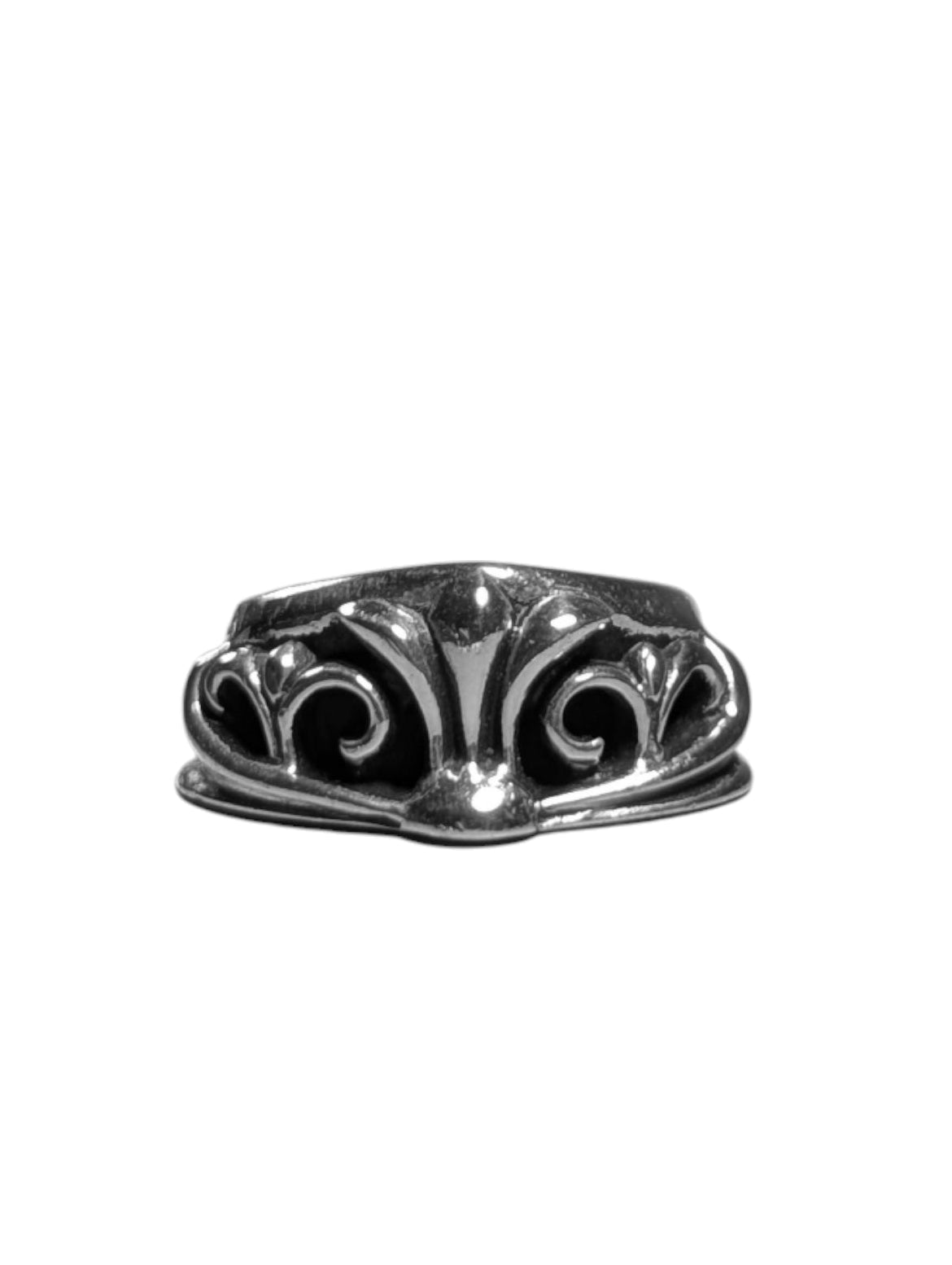 Chrome Hearts Silver Half Keeper Ring Archival