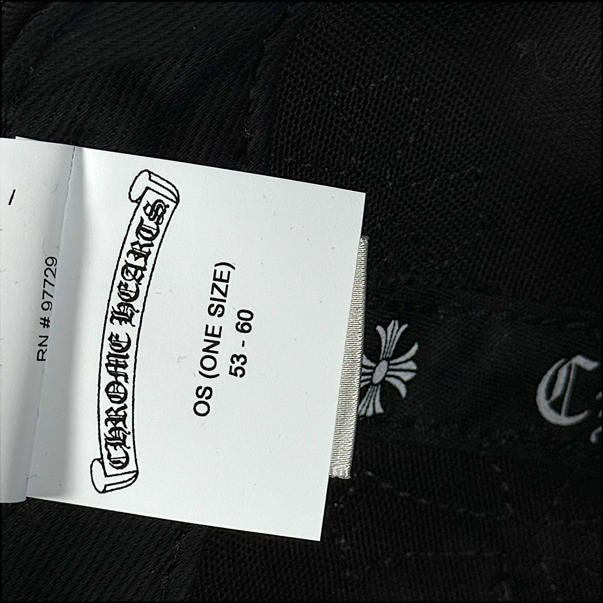 Chrome Hearts Black Hat