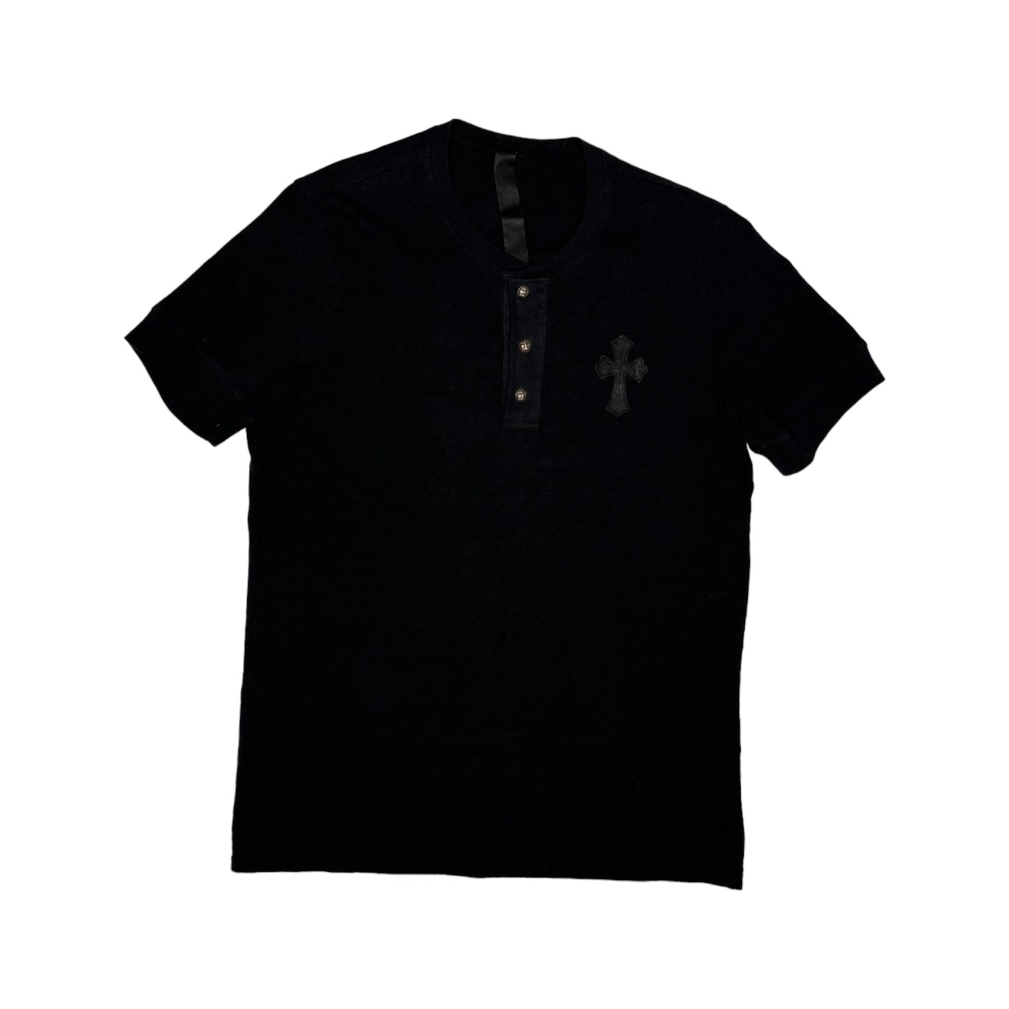 Henley Cross Patch T-Shirt