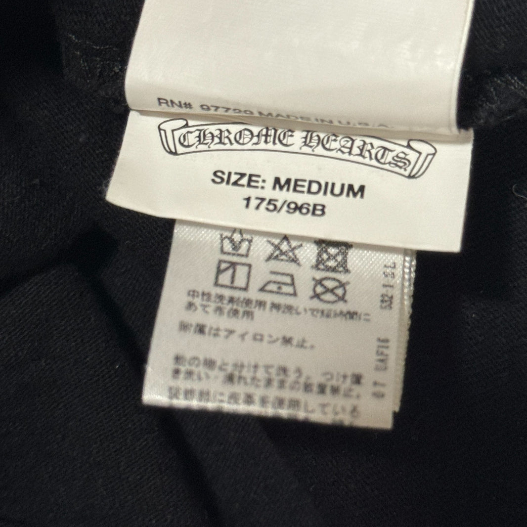 Chrome Hearts Henley Cross Patch T-Shirt Authenticated Designer