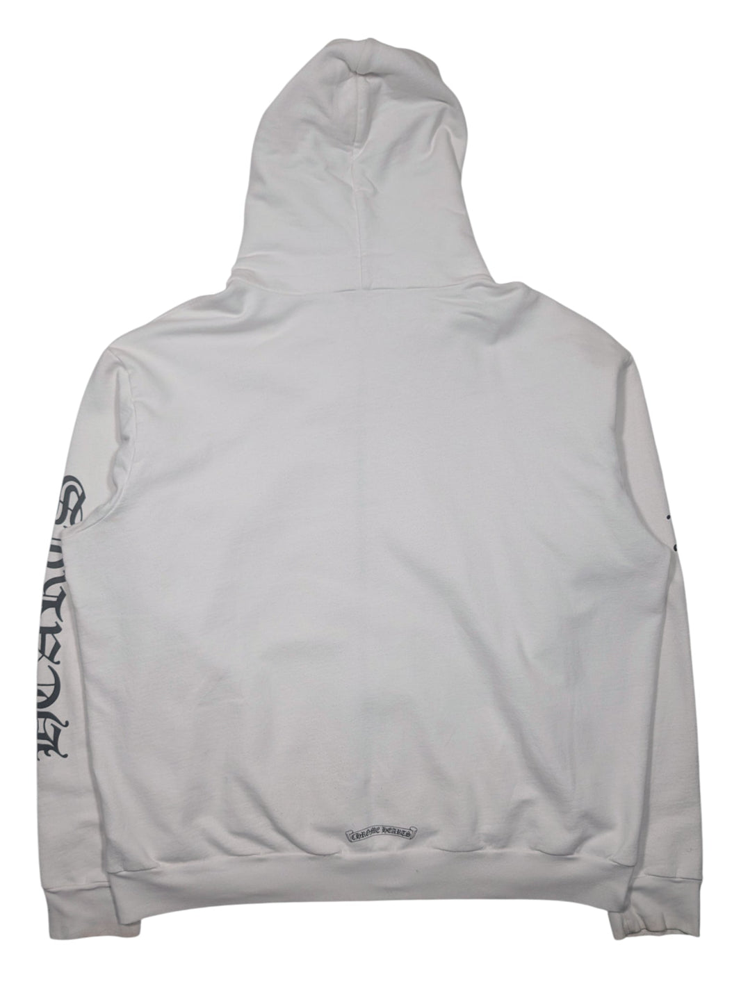 Chrome Hearts Vertical Logo Zip Up Hoodie Verified YP Collective