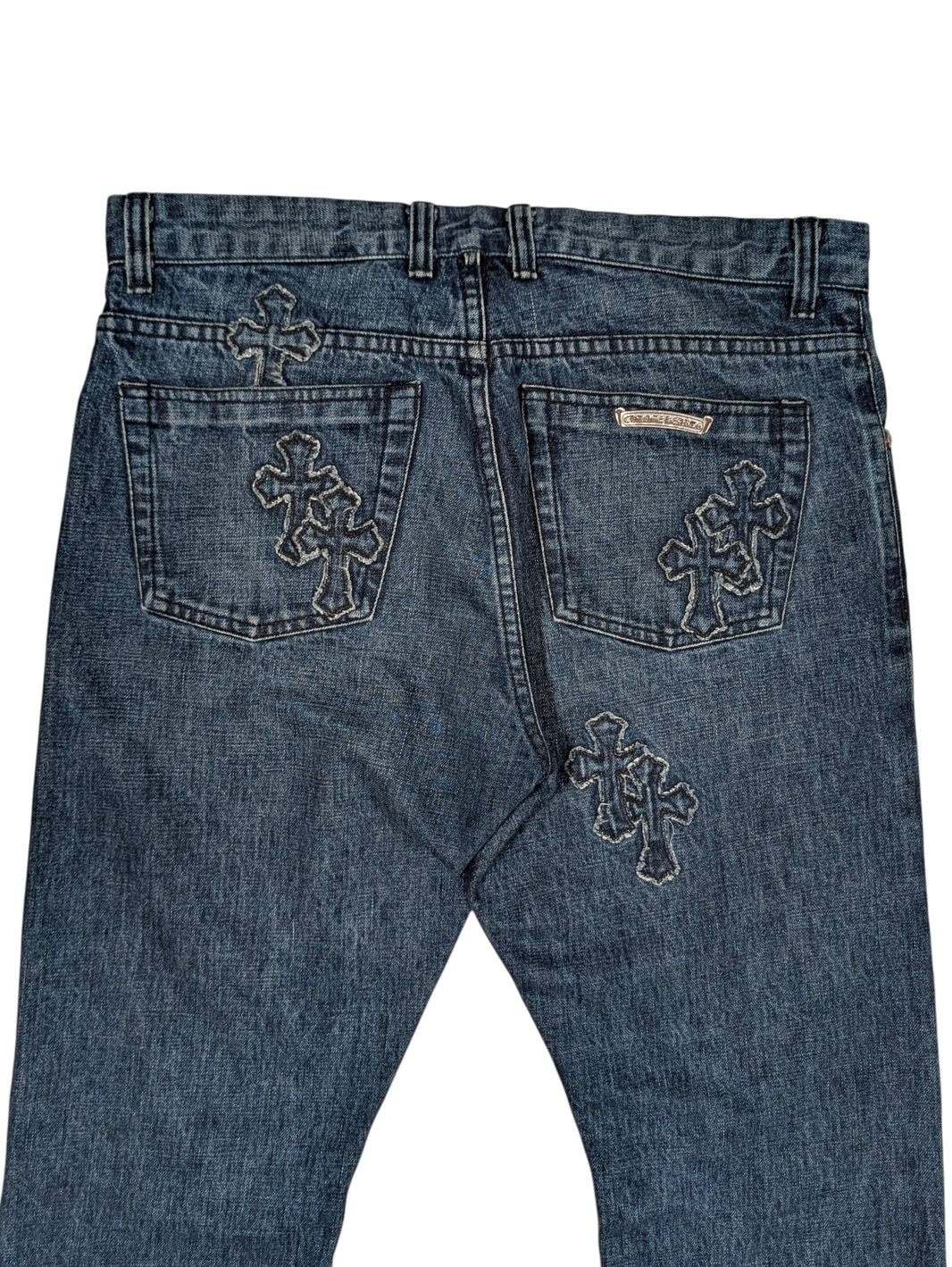 Chrome Hearts Denim Cross Patch Jeans Archival
