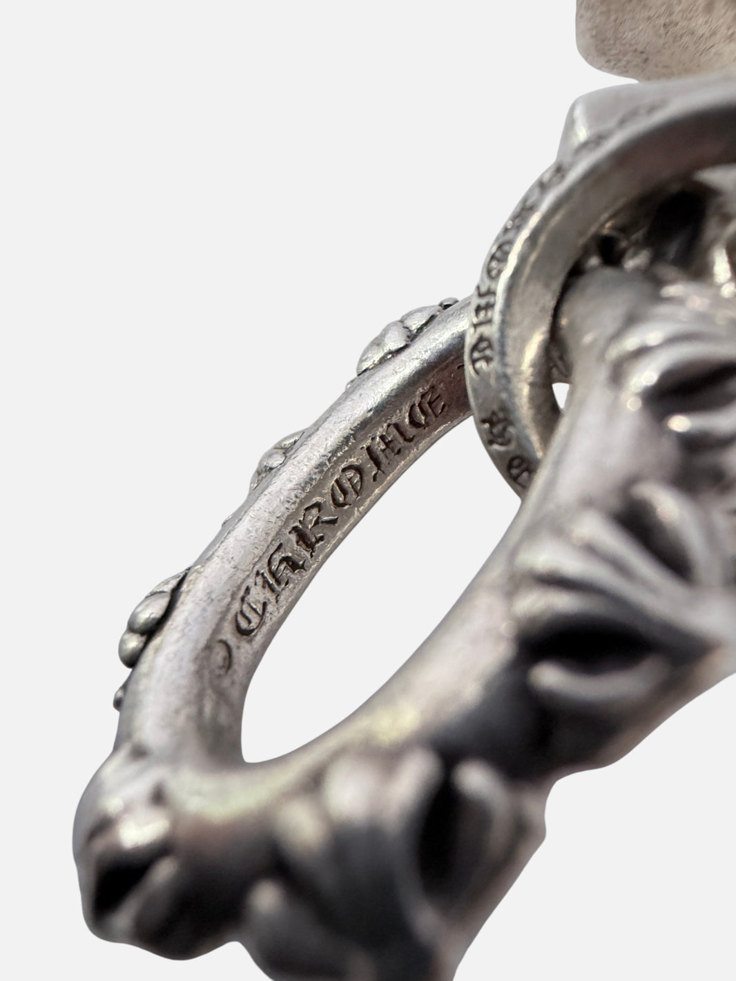 Stacked CH Crosses Chrome Hearts Silver Triple Cross Pendant