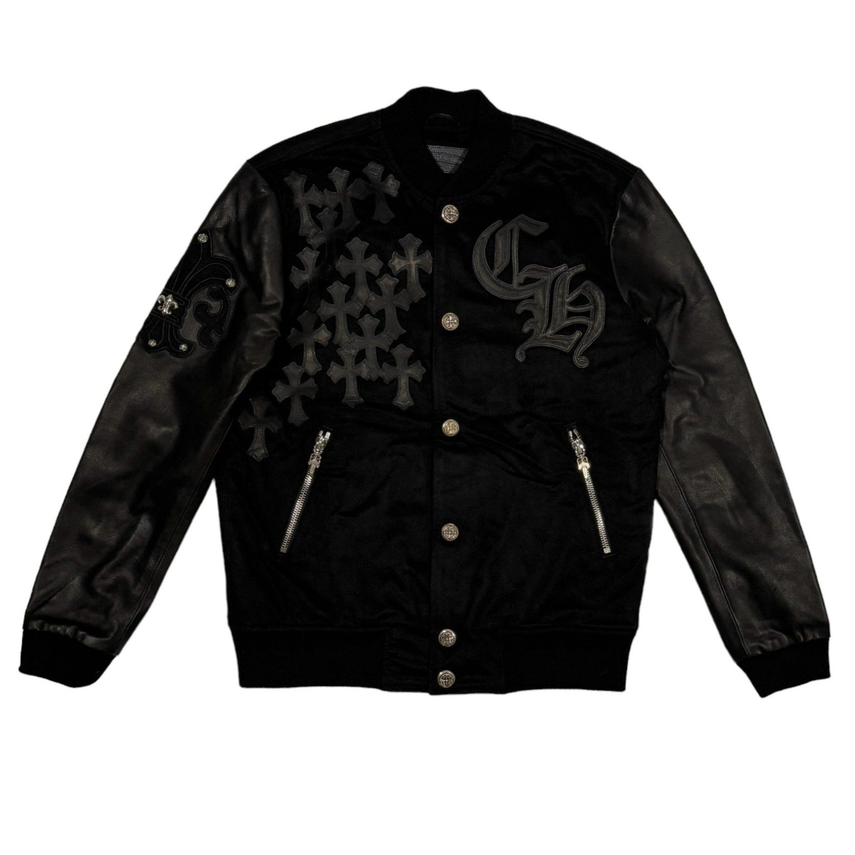 Chrome hearts black jacket sale