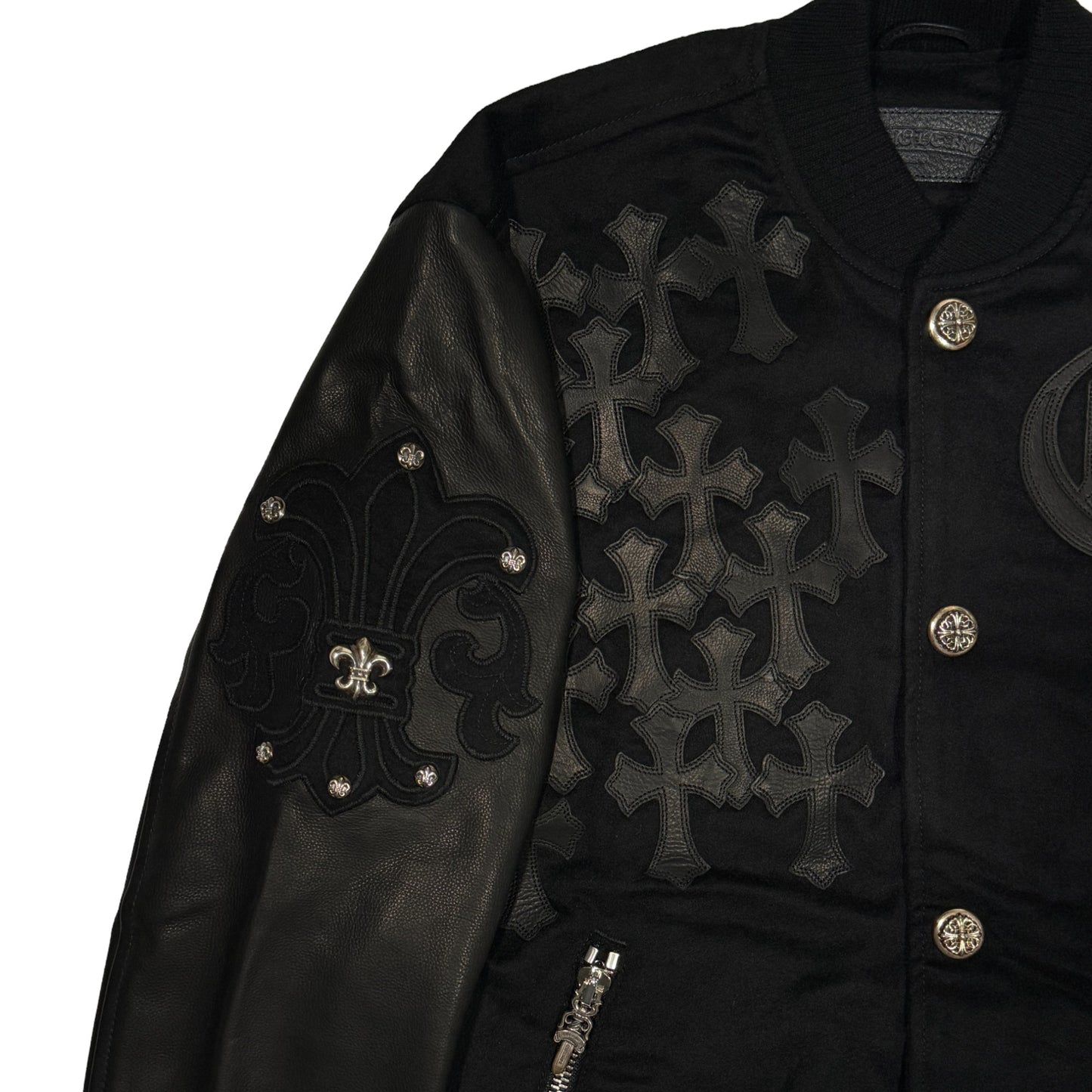 chrome hearts varsity jacket