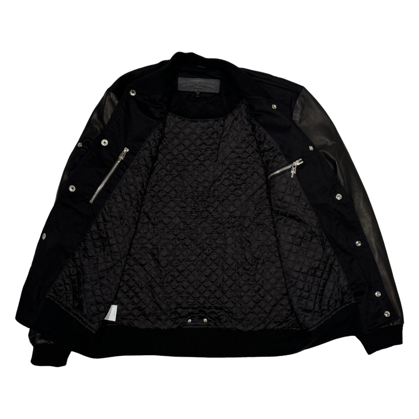 Black chrome hearts jacket