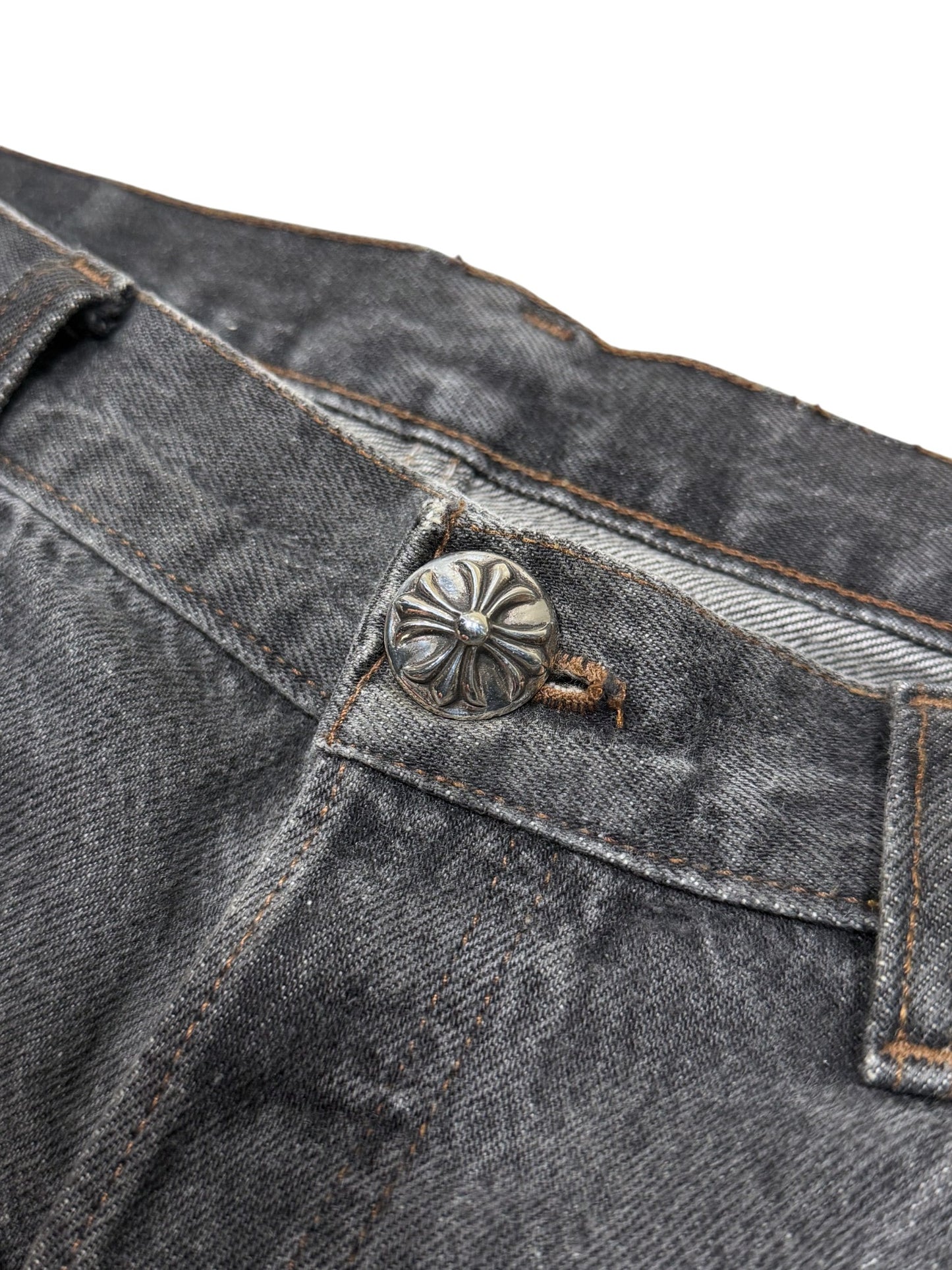 Chrome Hearts 1/1 Cross Patch Levi's 501 Jeans Luxury Streetwear