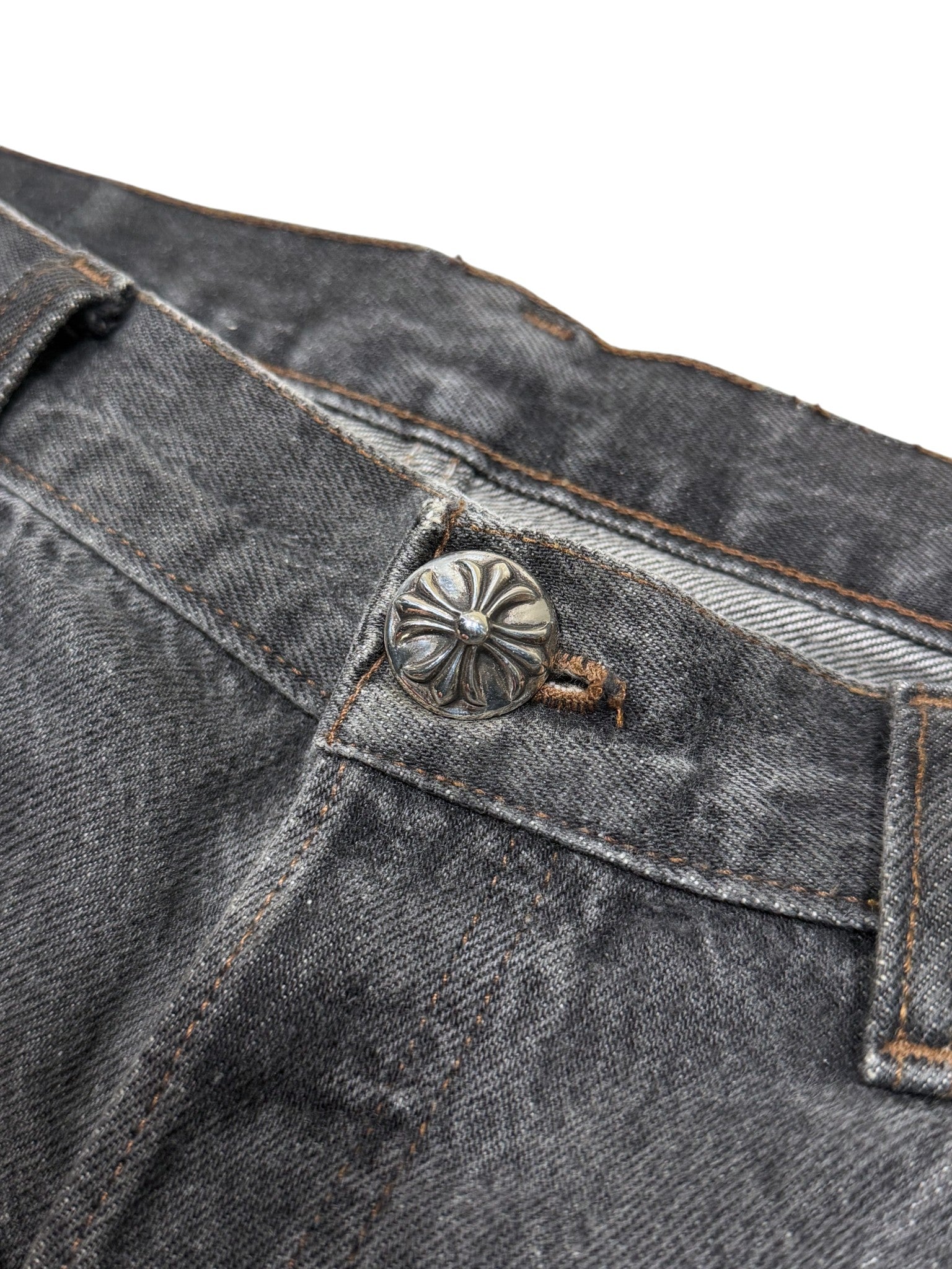 Chrome Hearts 1/1 Cross Patch Levi's 501 Jeans Luxury Streetwear