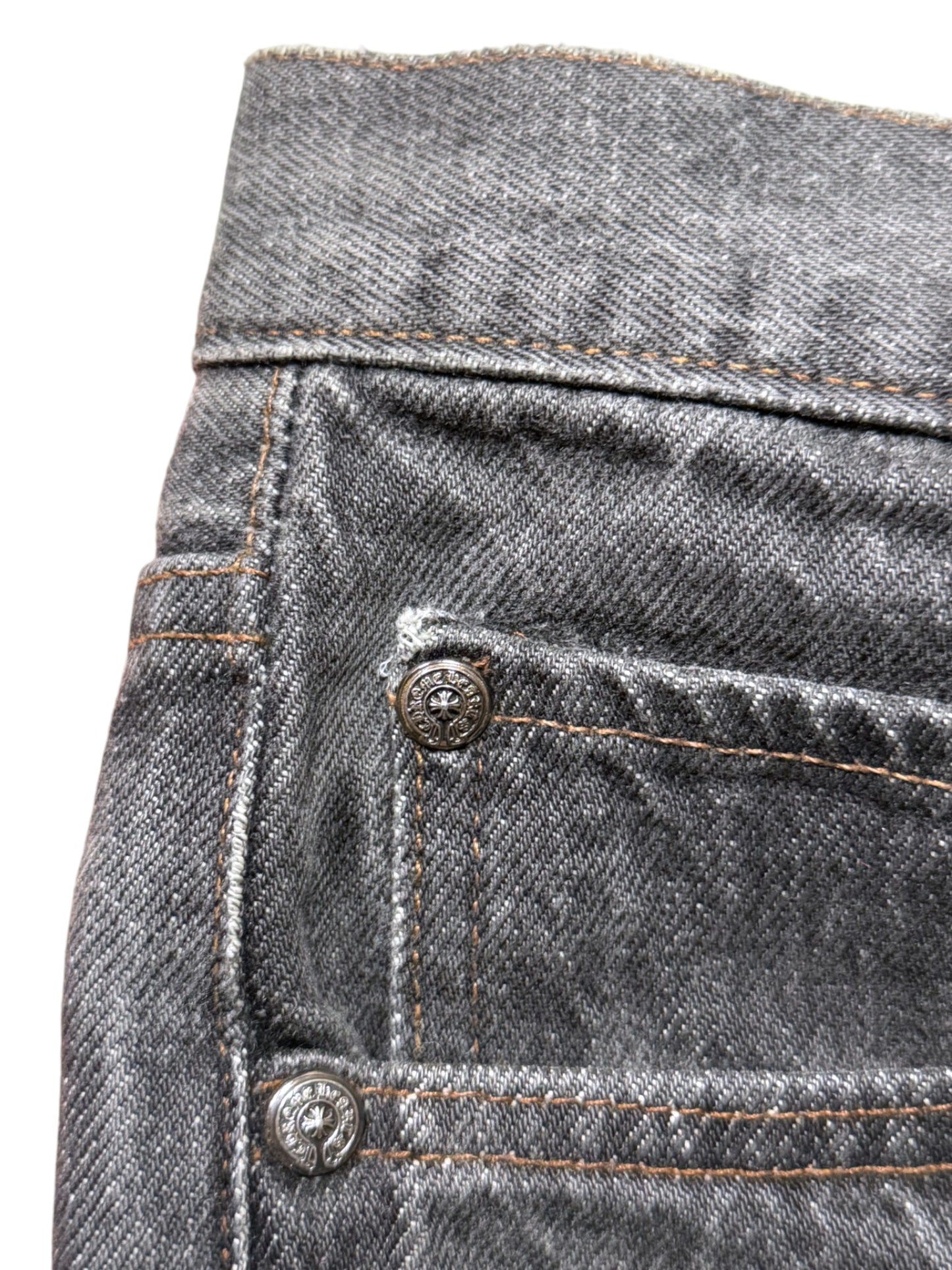 Chrome Hearts 1/1 Cross Patch Levi's 501 Jeans Hand-Selected Collector Piece