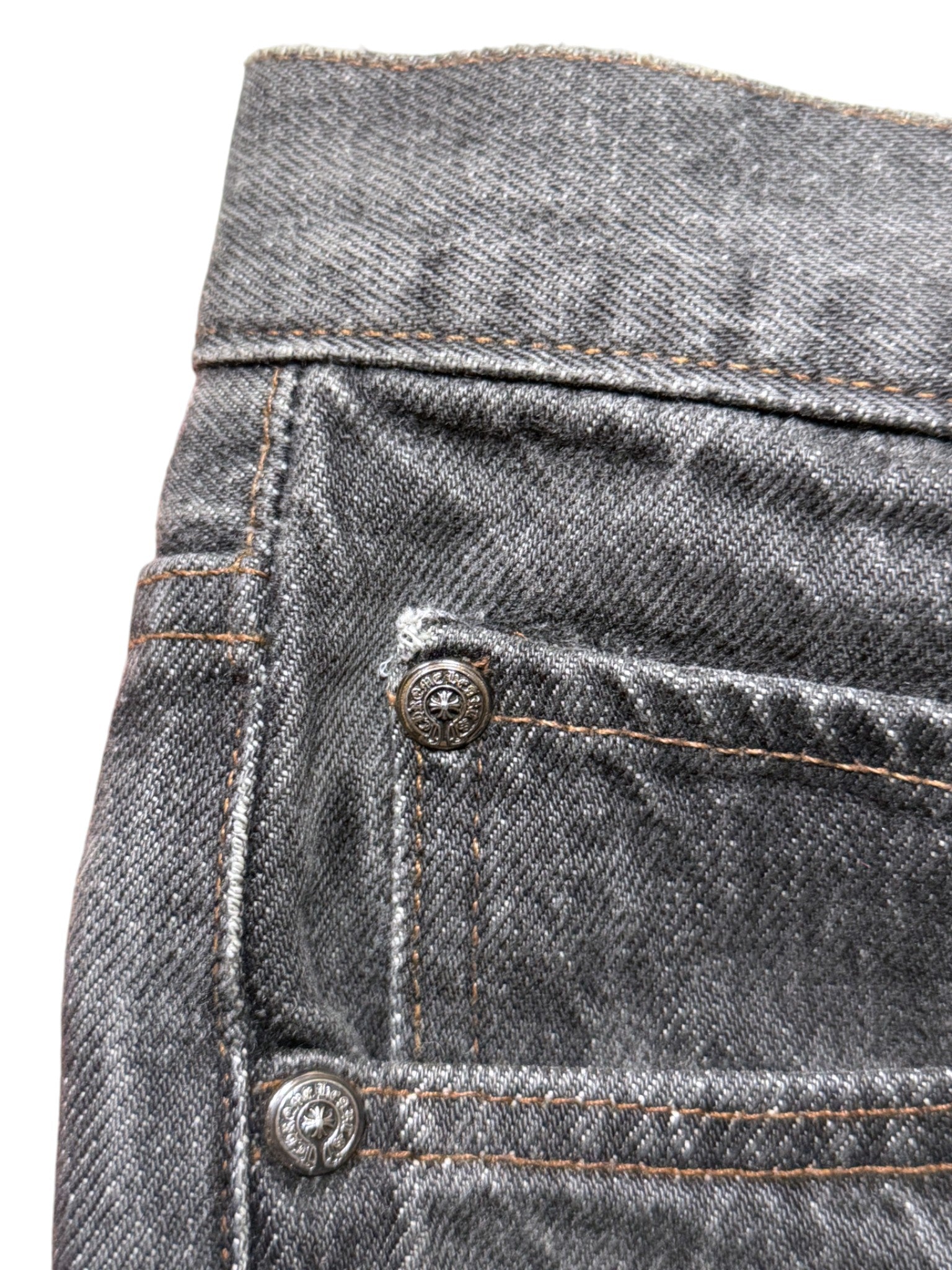 Chrome Hearts 1/1 Cross Patch Levi's 501 Jeans Hand-Selected Collector Piece