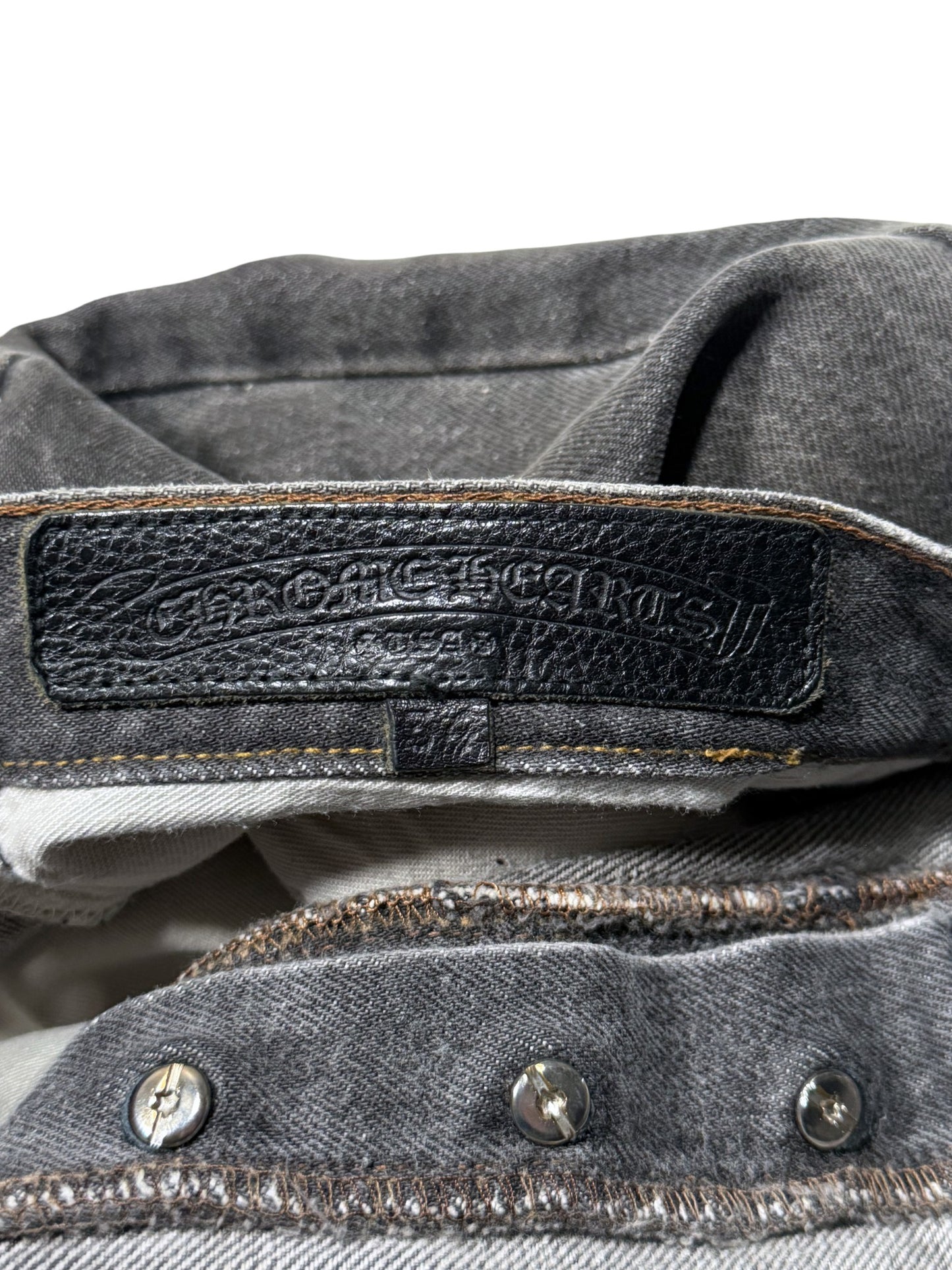 Chrome Hearts 1/1 Cross Patch Levi's 501 Jeans Genuine