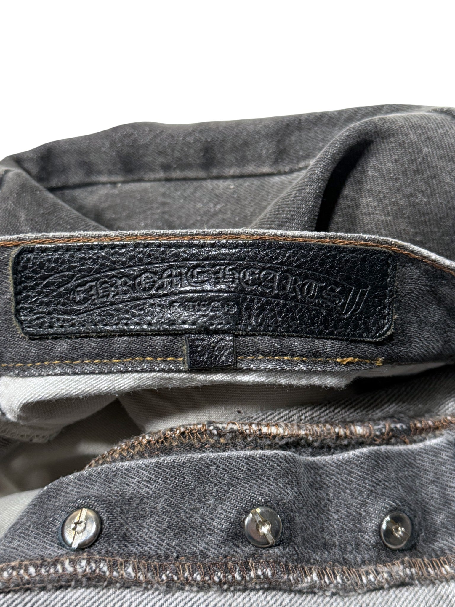 Chrome Hearts 1/1 Cross Patch Levi's 501 Jeans Genuine