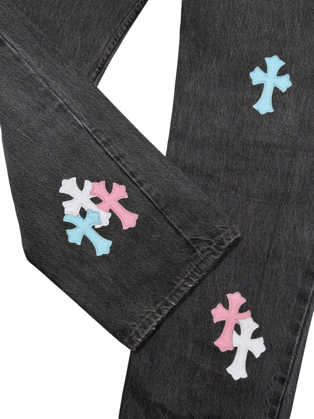 Chrome Hearts 1/1 Cross Patch Levi's 501 Jeans Verified YP Collective
