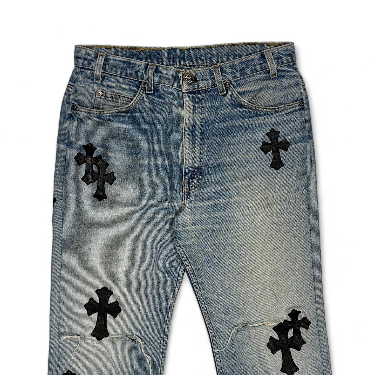 Blue Cross Patch Levi's Jeans