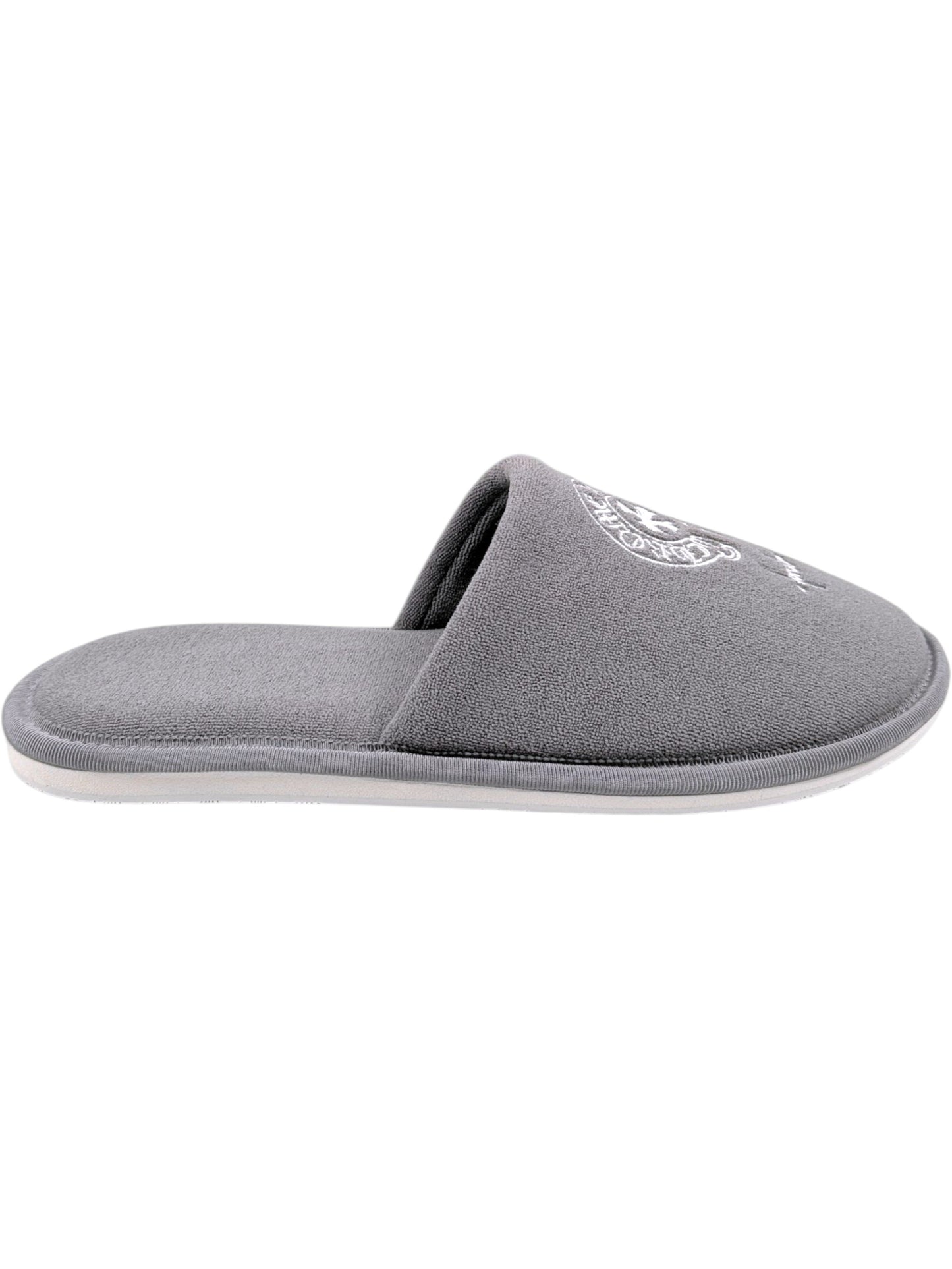 Chrome Hearts London Horseshoe Logo Slipper Grey Embroidery