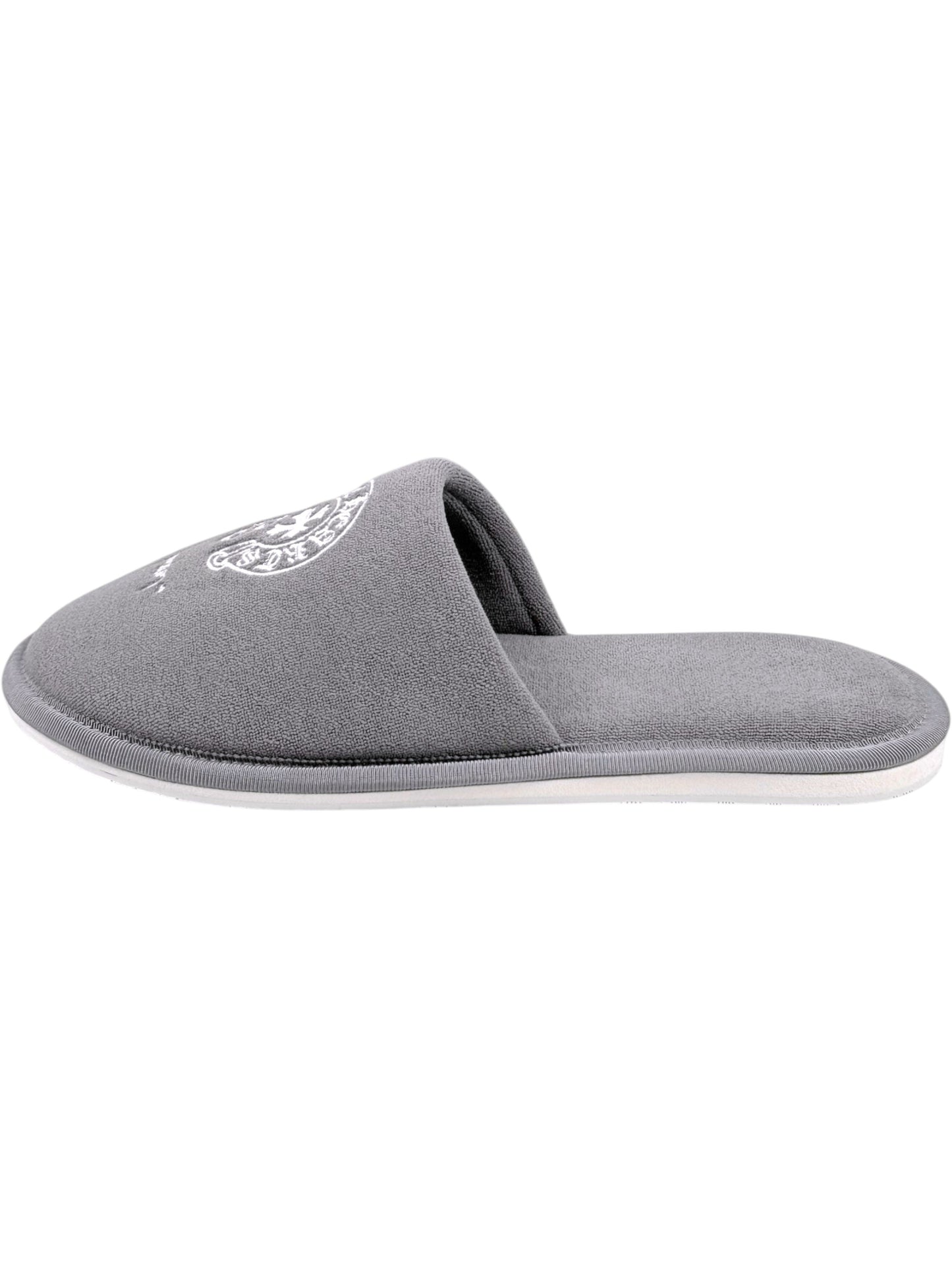Chrome Hearts Grey Slides Rubber Sole Horseshoe Logo