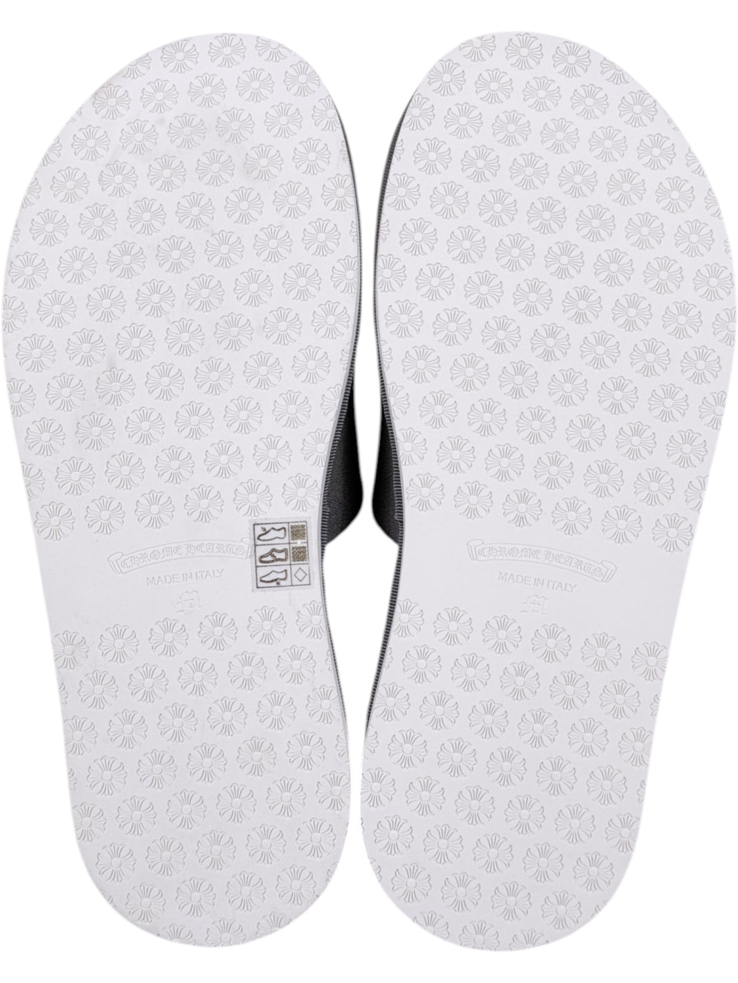 Cross Floral Sole Chrome Hearts Made in Italy Slippers