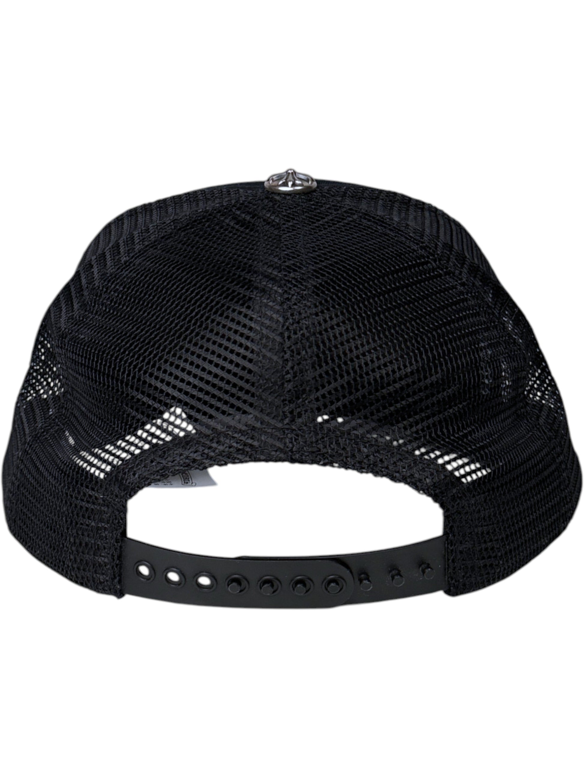 Chrome Hearts Black Mesh Snapback Trucker Hat London