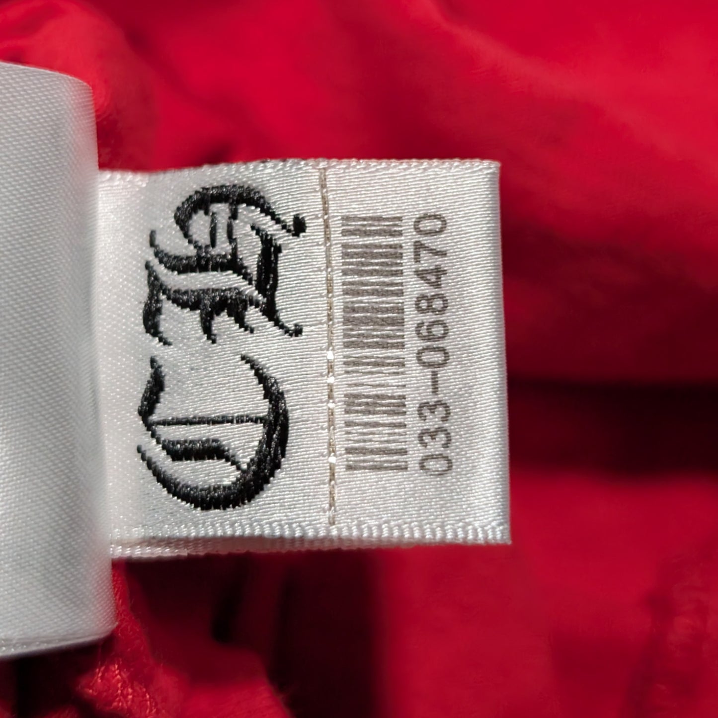 Red Scroll CH Logo LS Pocket T-Shirt