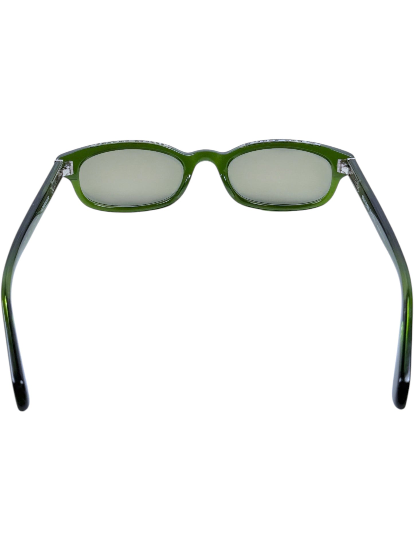 Chrome Hearts Green Tinted Lens Lowrider Sunglasses Sterling Silver Accents