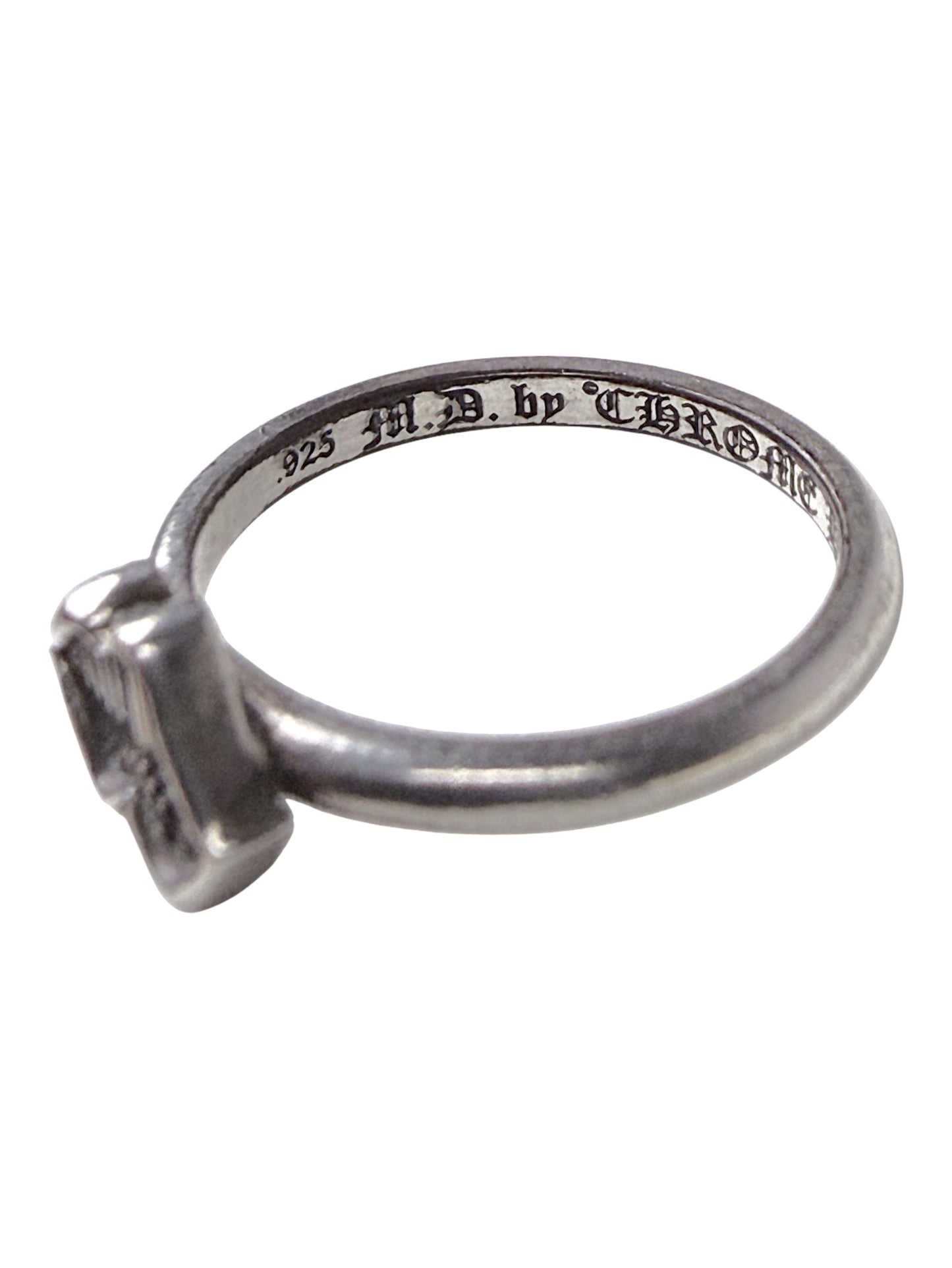 Sterling Silver Chrome Hearts Matty Boy Ring Teeth Motif