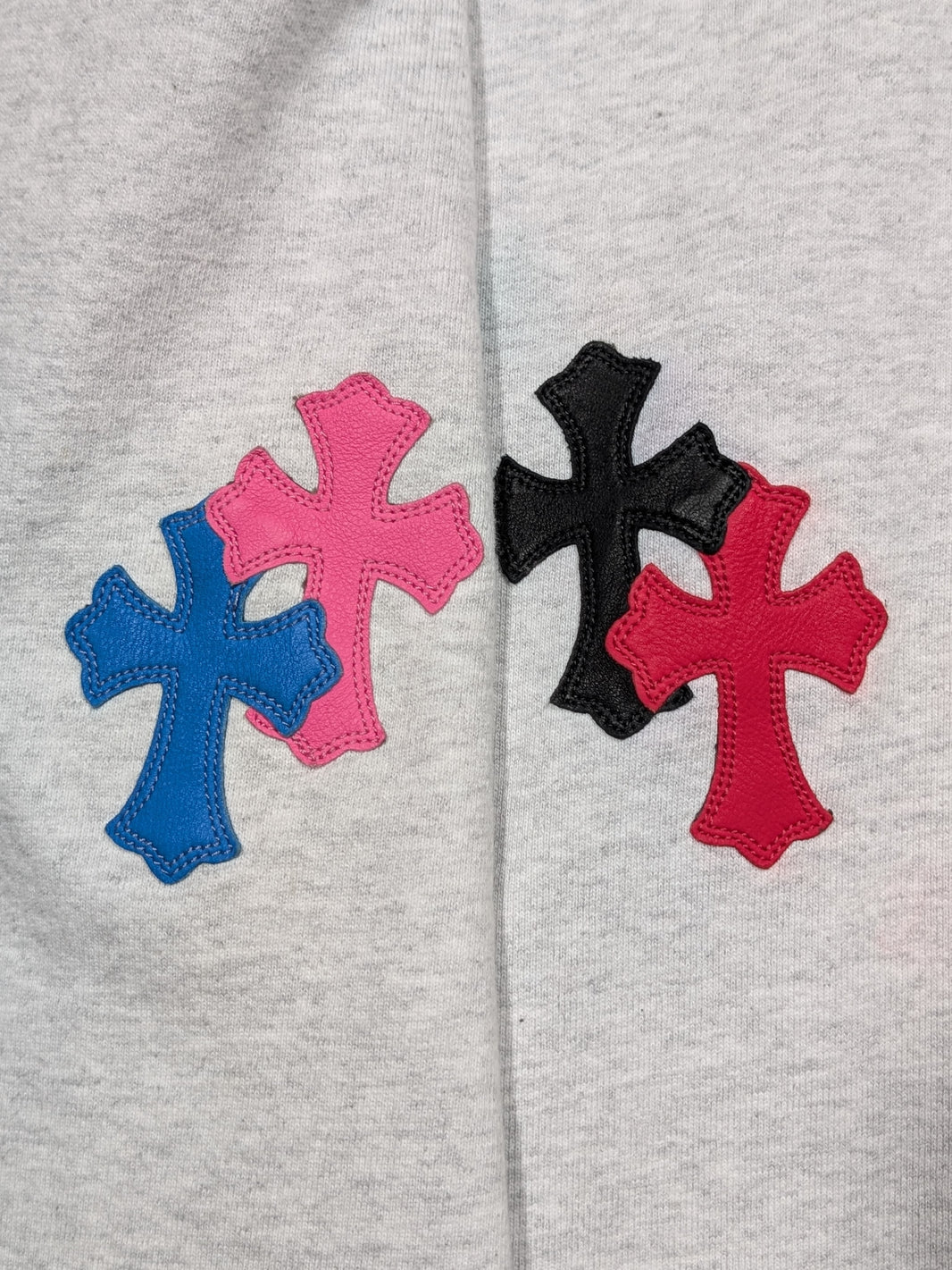 Chrome Hearts Matty Boy Multi Cross Patch Hoodie Authenticated Designer