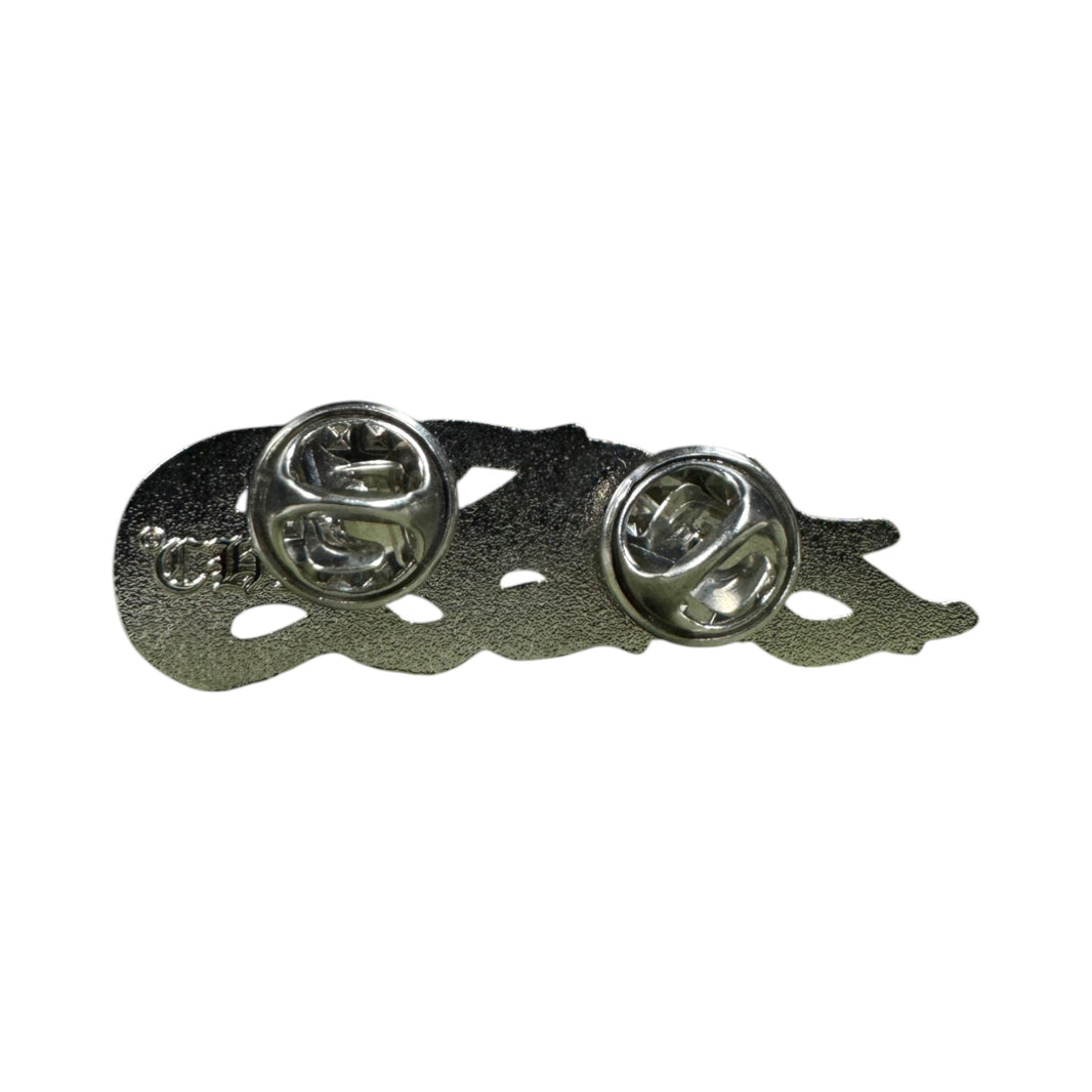 Chrome Hearts Matty Boy Chomper 99eyes Flame Pin Sterling Silver Hardware