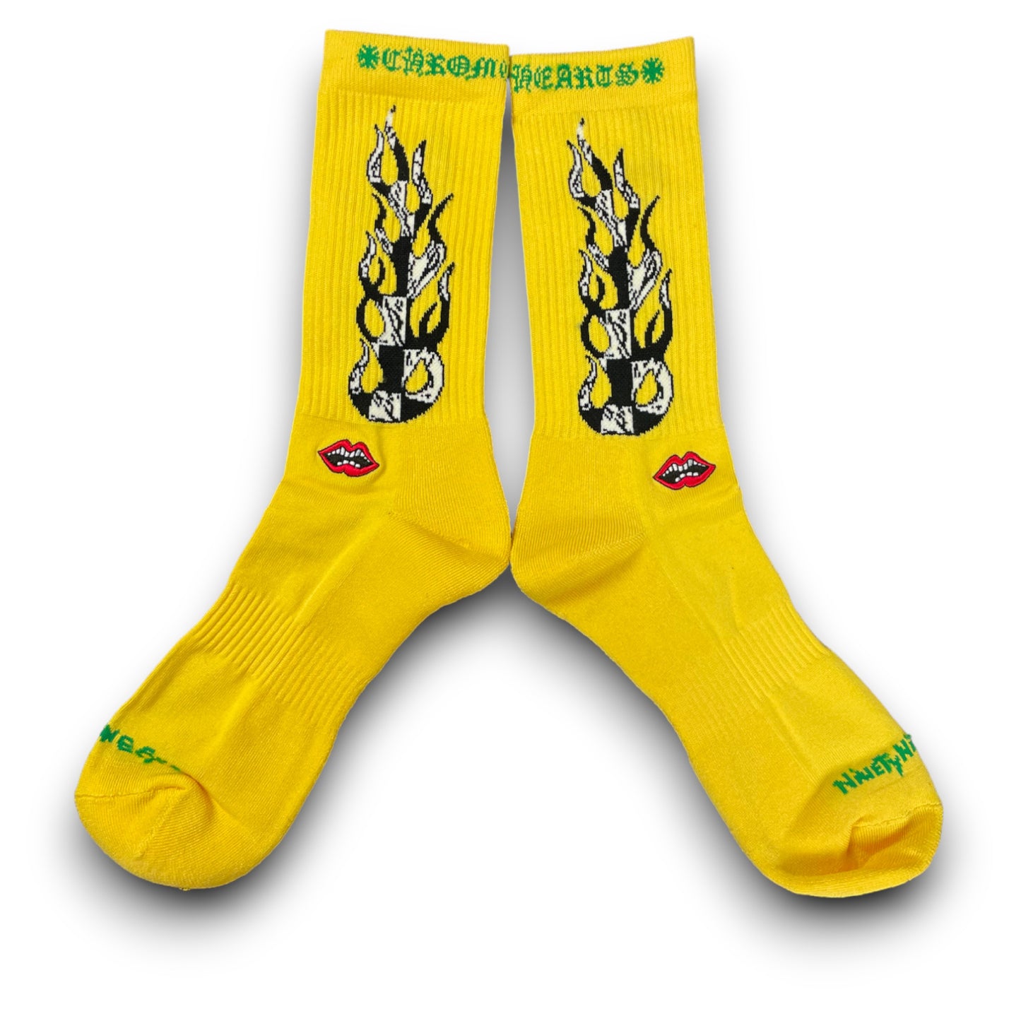 Chrome Hearts Matty Boy Socks Yellow